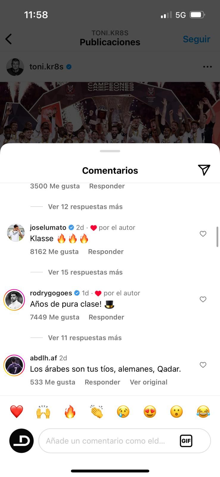  Mensajes desde Arabia contra Toni Kroos.