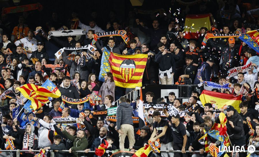 Mestalla, ante el Athletic.