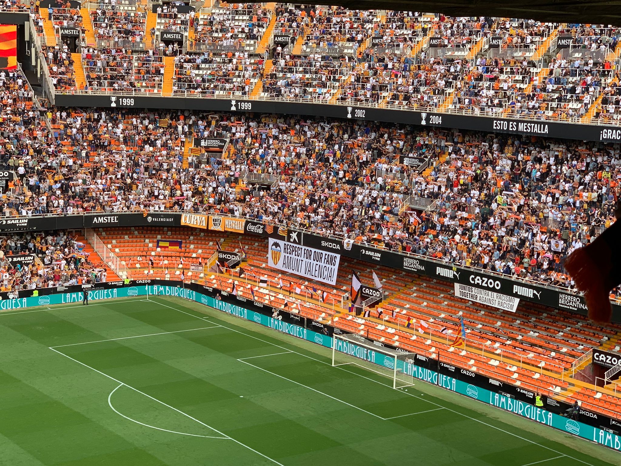 Mestalla, ante el Espanyol.