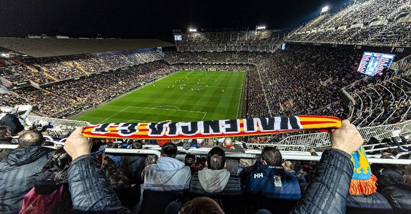 Mestalla, en un partido.