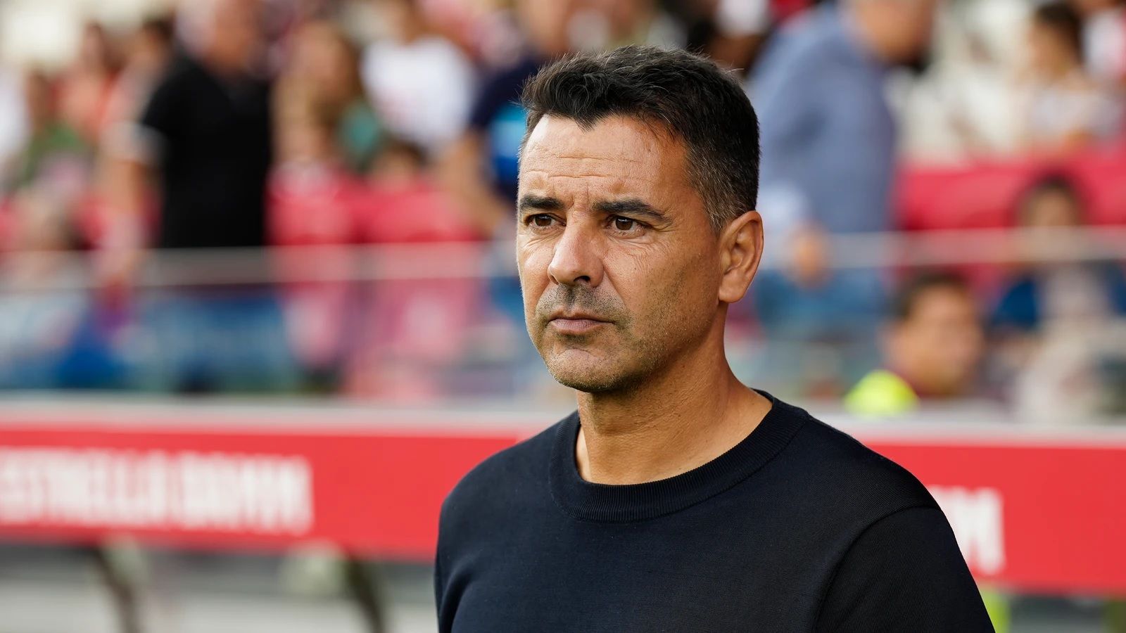Míchel, entrenador del Girona. Fuente: EFE.
