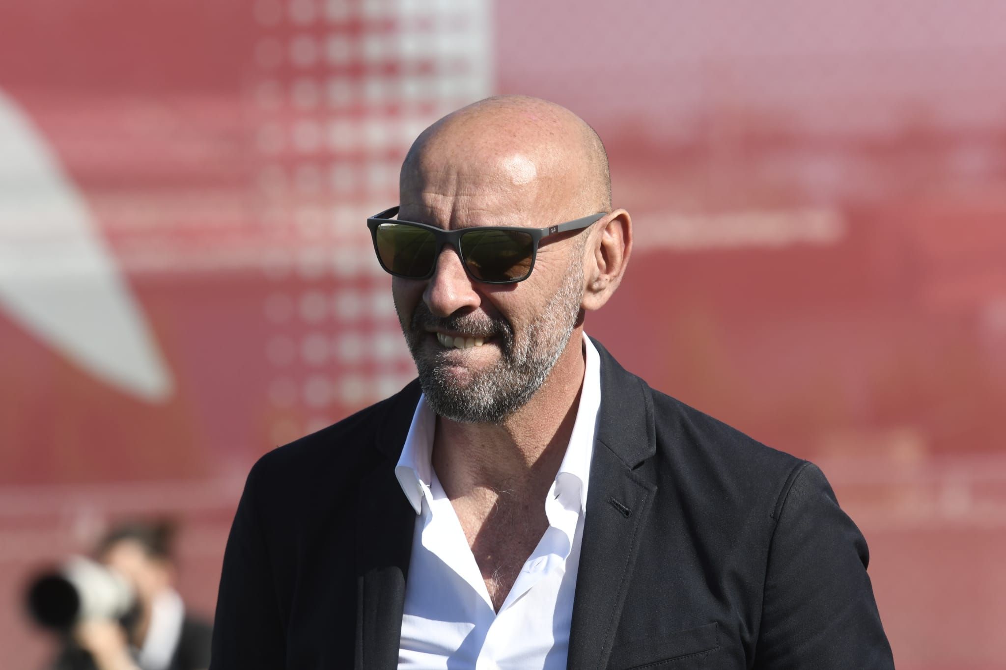  Monchi, en un entrenamiento