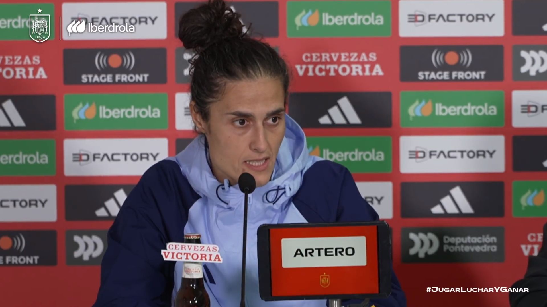  Montse Tomé, en rueda de prensa.