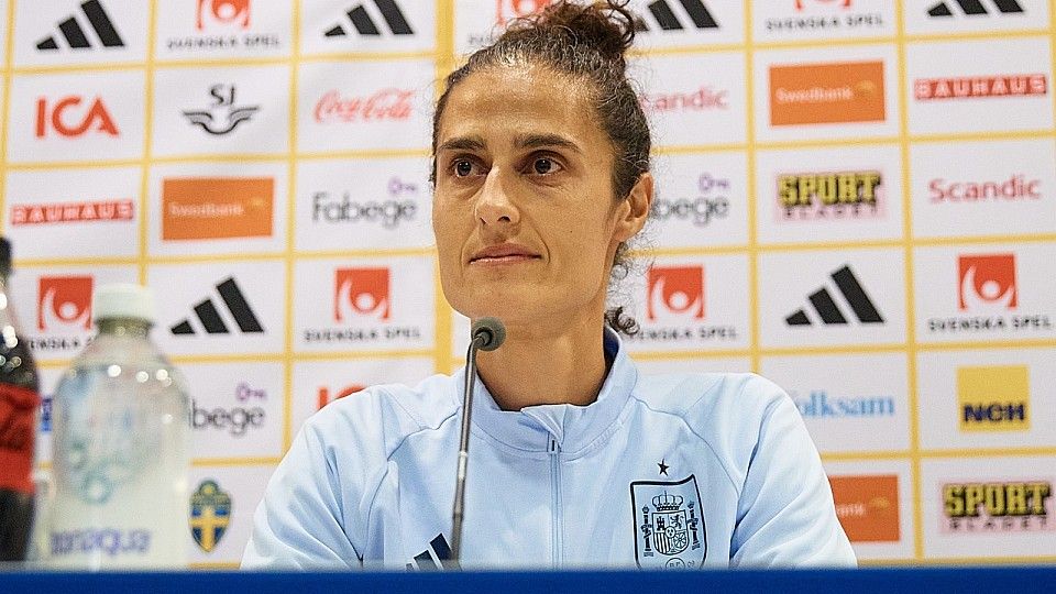  Montse Tomé, en sala de prensa.