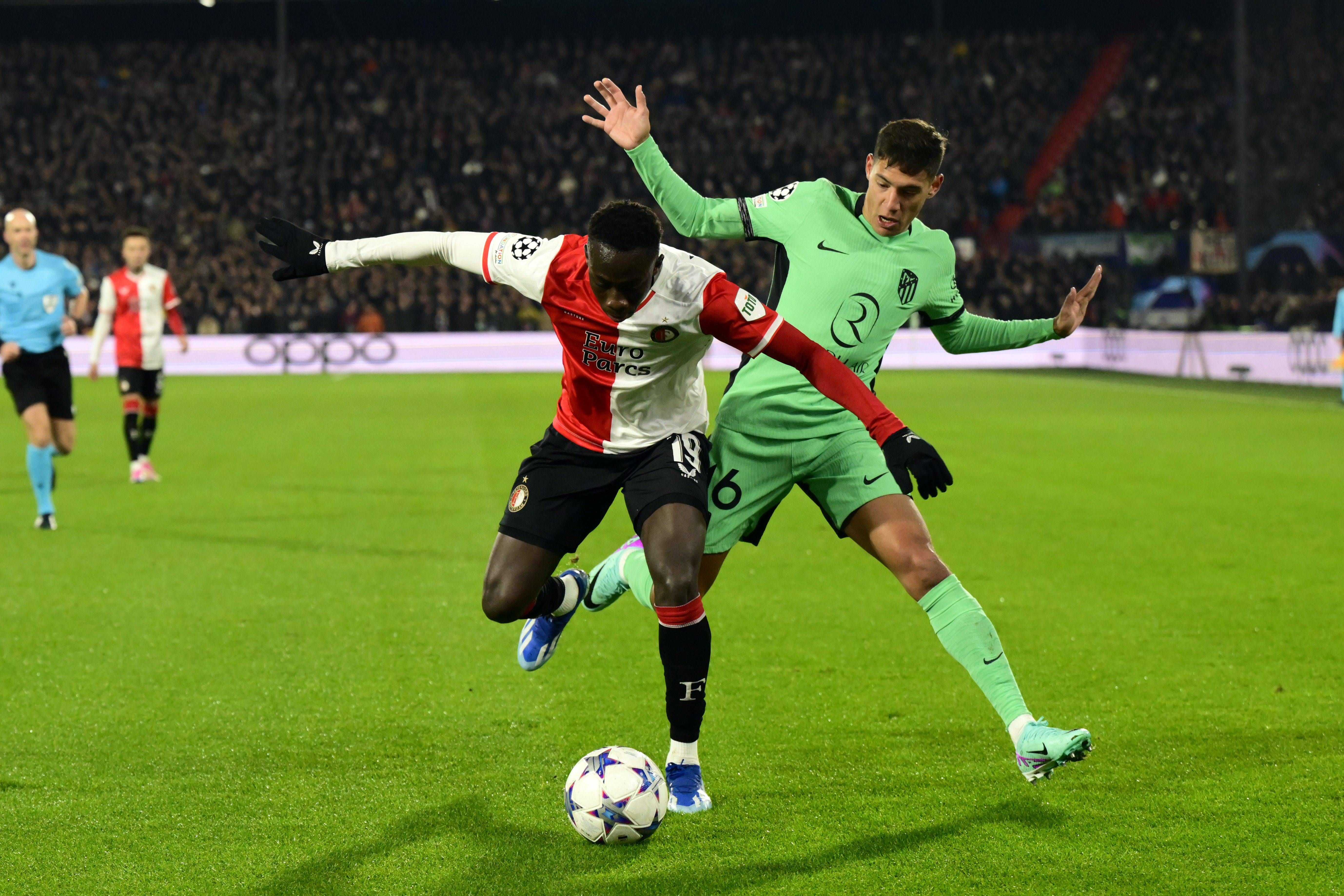  Nahuel Molina en el Feyenoord - Atlético de Madrid (Cordon Press)