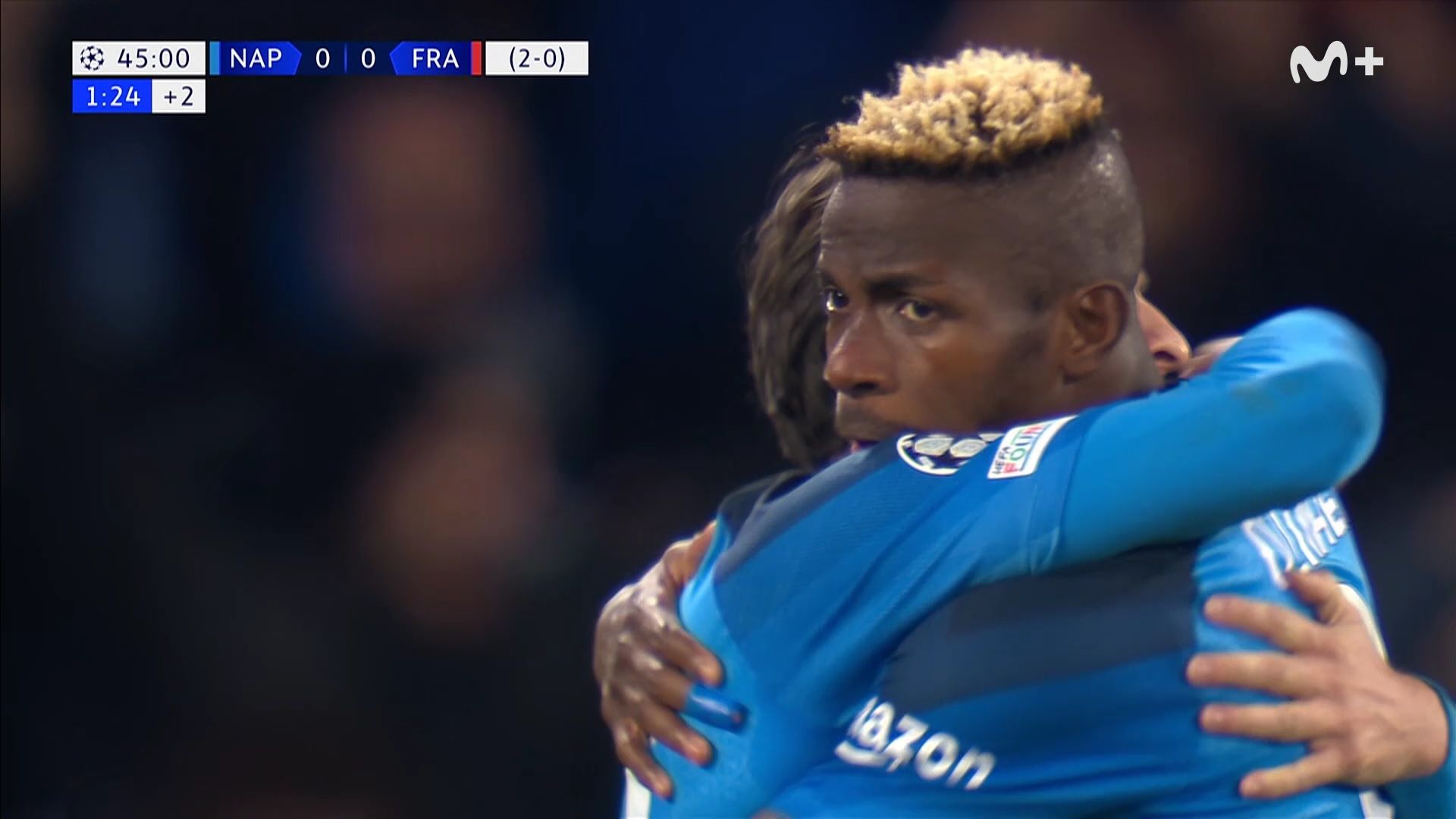 Nápoles 3-0 Eintracht: Resumen