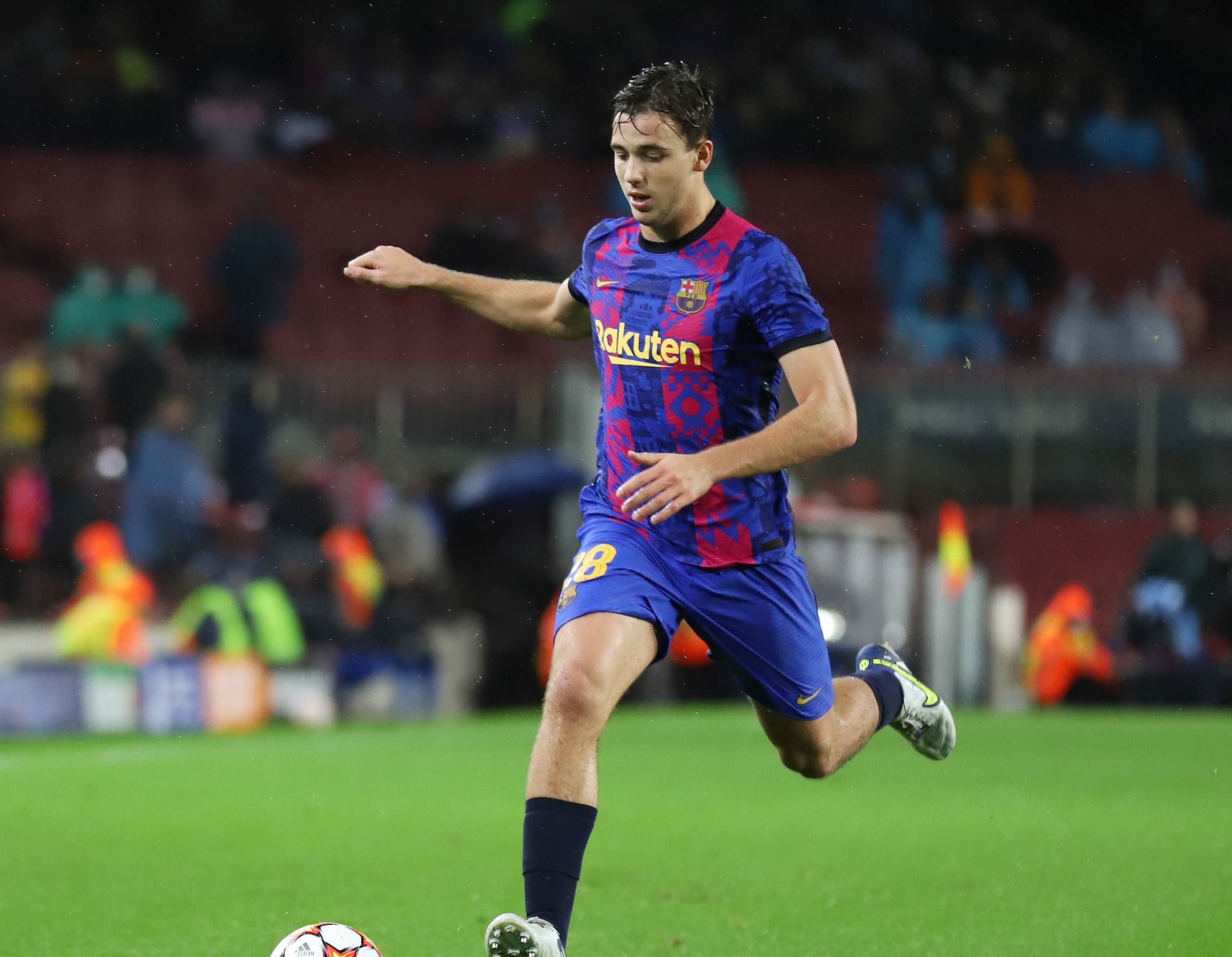  Nico, en el Barça-Benfica.