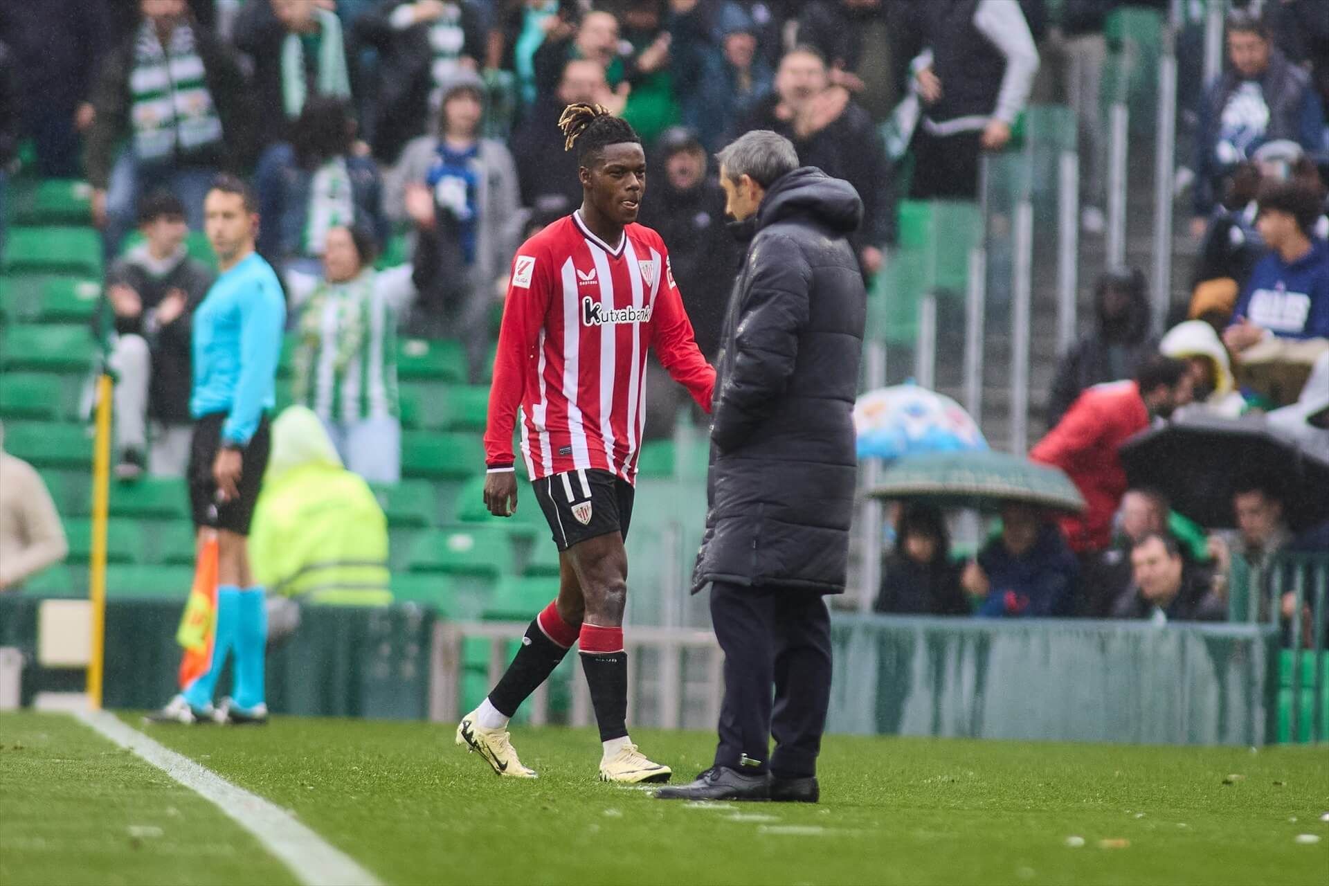  Nico Williams, durante el Betis-Athletic.