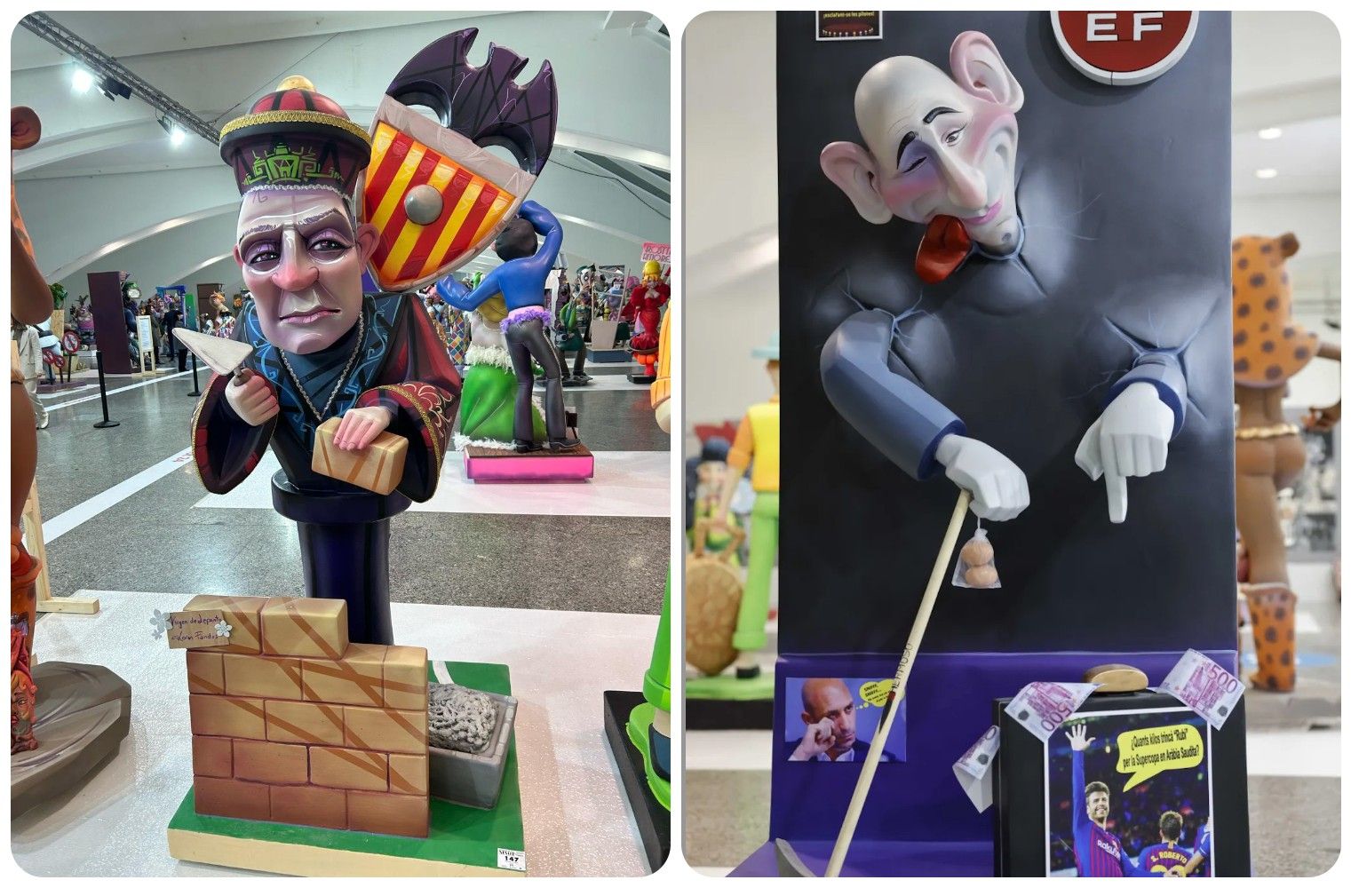  Ninot 2024 (Fotos: Moisés Domínguez y EFE)