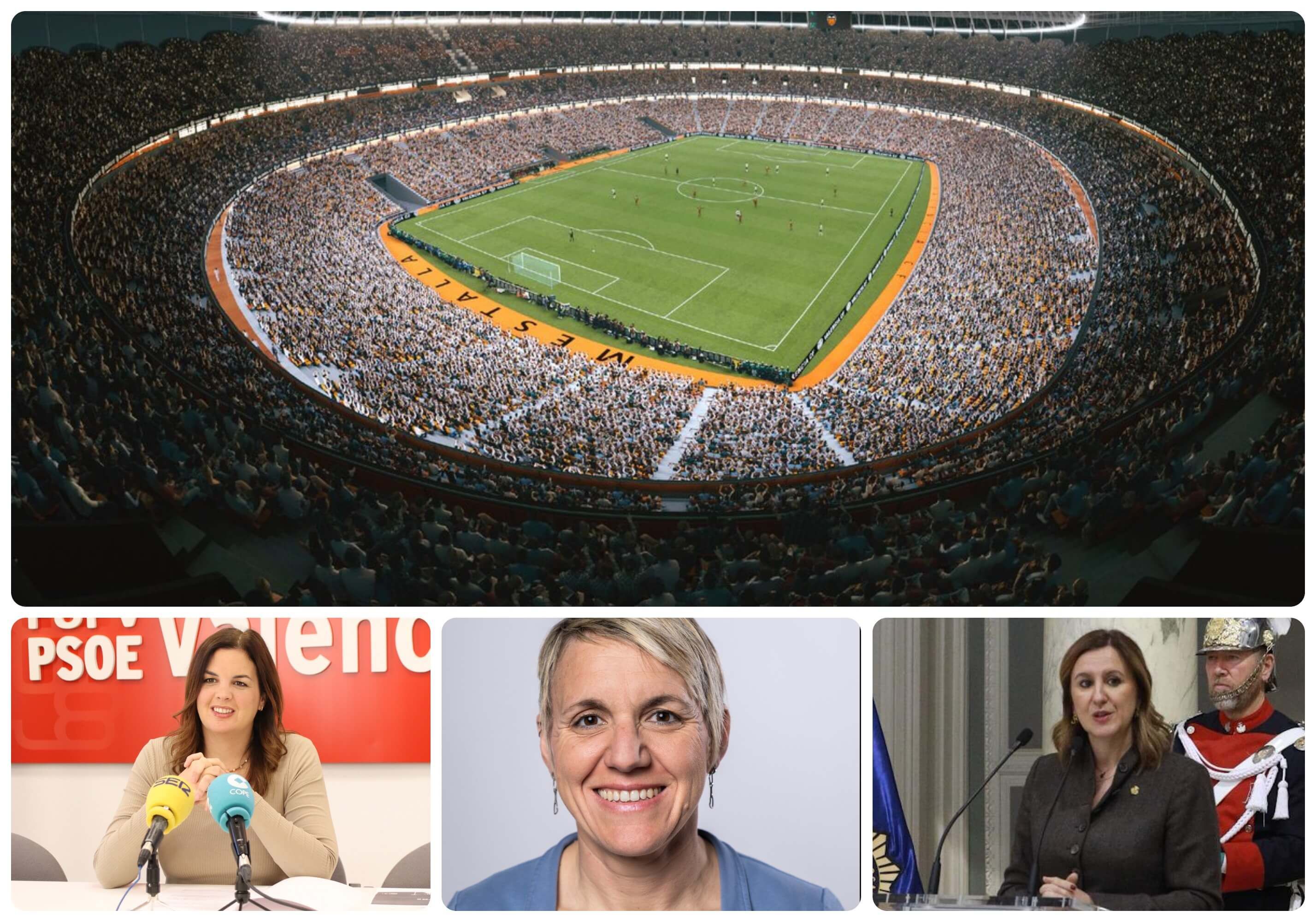  Nou Mestalla y políticos