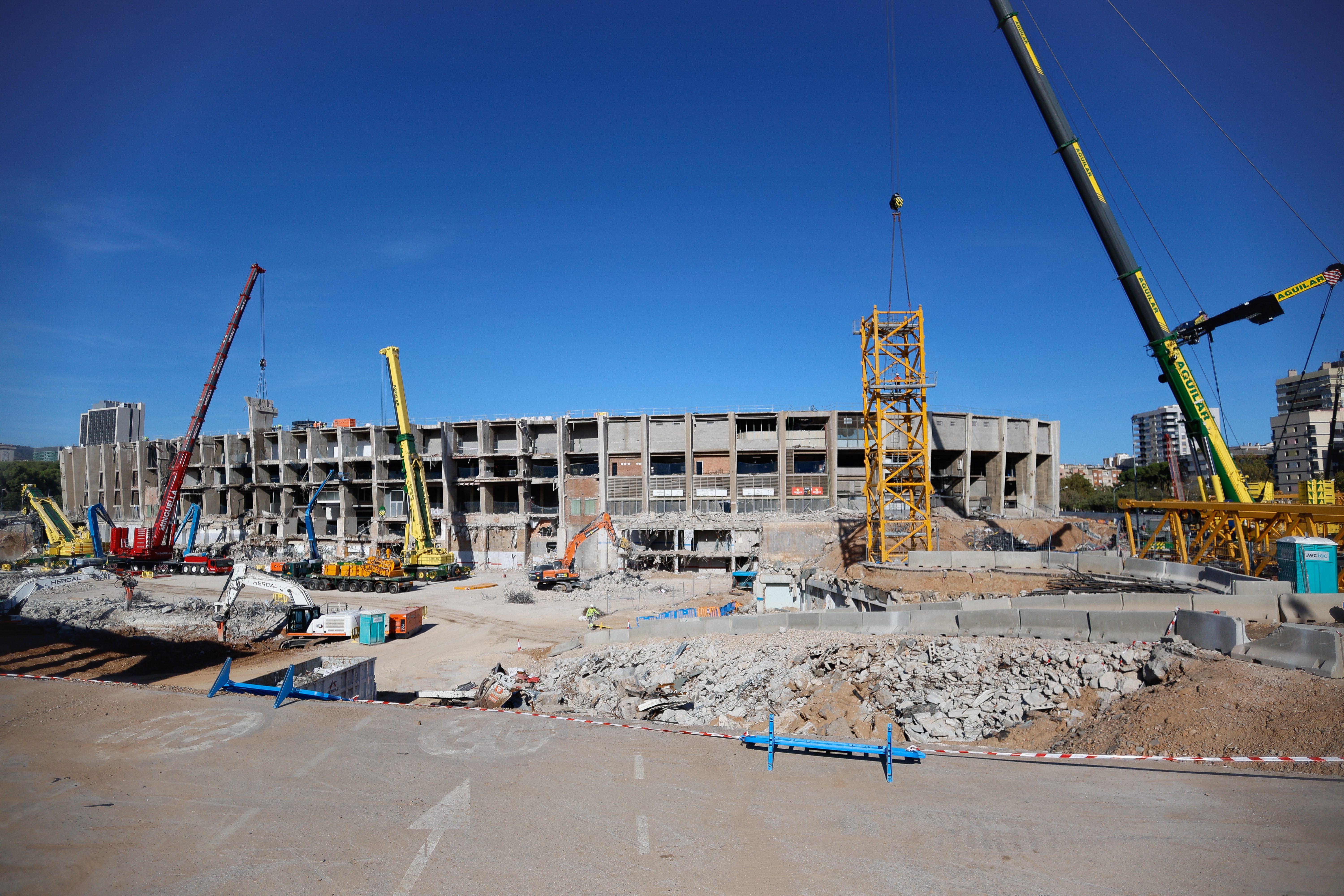  Obras del Camp Nou. (Fuente: Cordon Press)