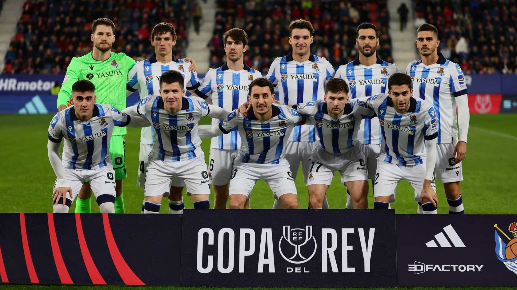 Once de la Real Sociedad ante Osasuna en Copa (Foto: Real Sociedad).