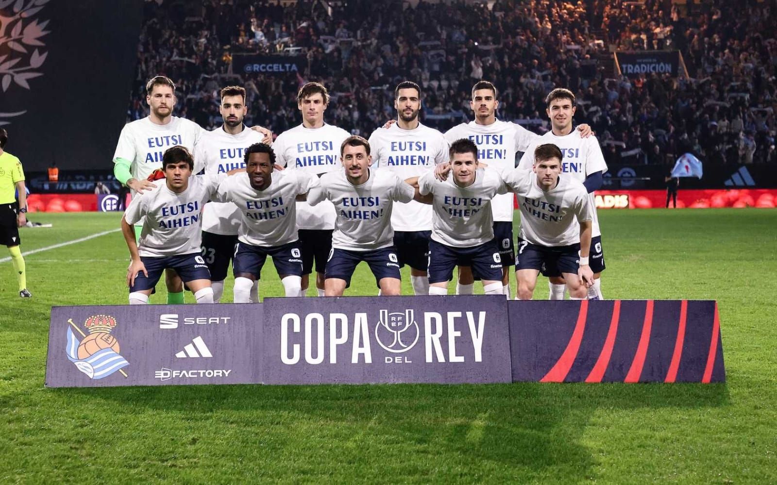 Once de la Real Sociedad en Balaídos para los cuartos de Copa (Foto: Real Sociedad).