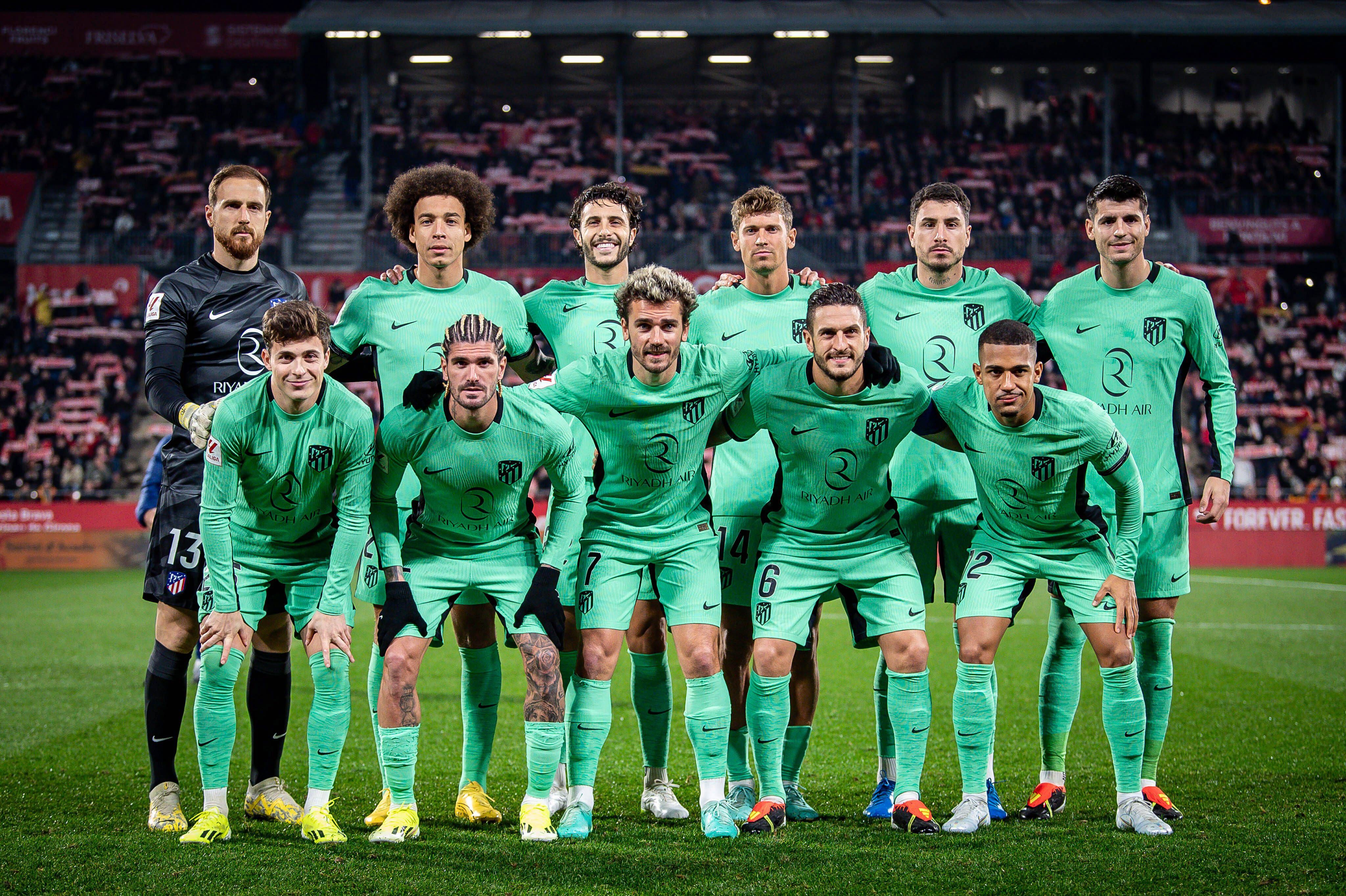  Once del Atlético ante el Girona..