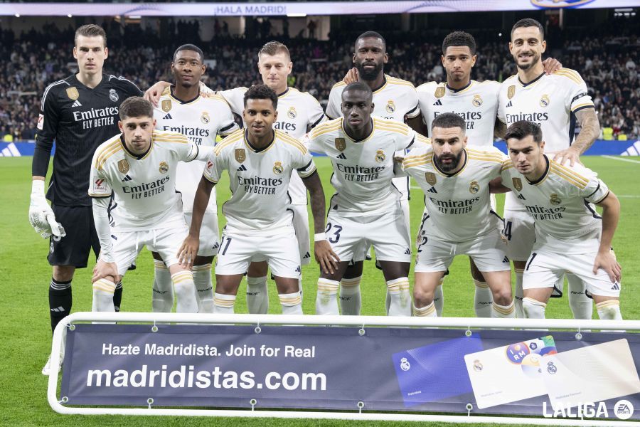 Once del Real Madrid - Granada. (Foto: LALIGA).