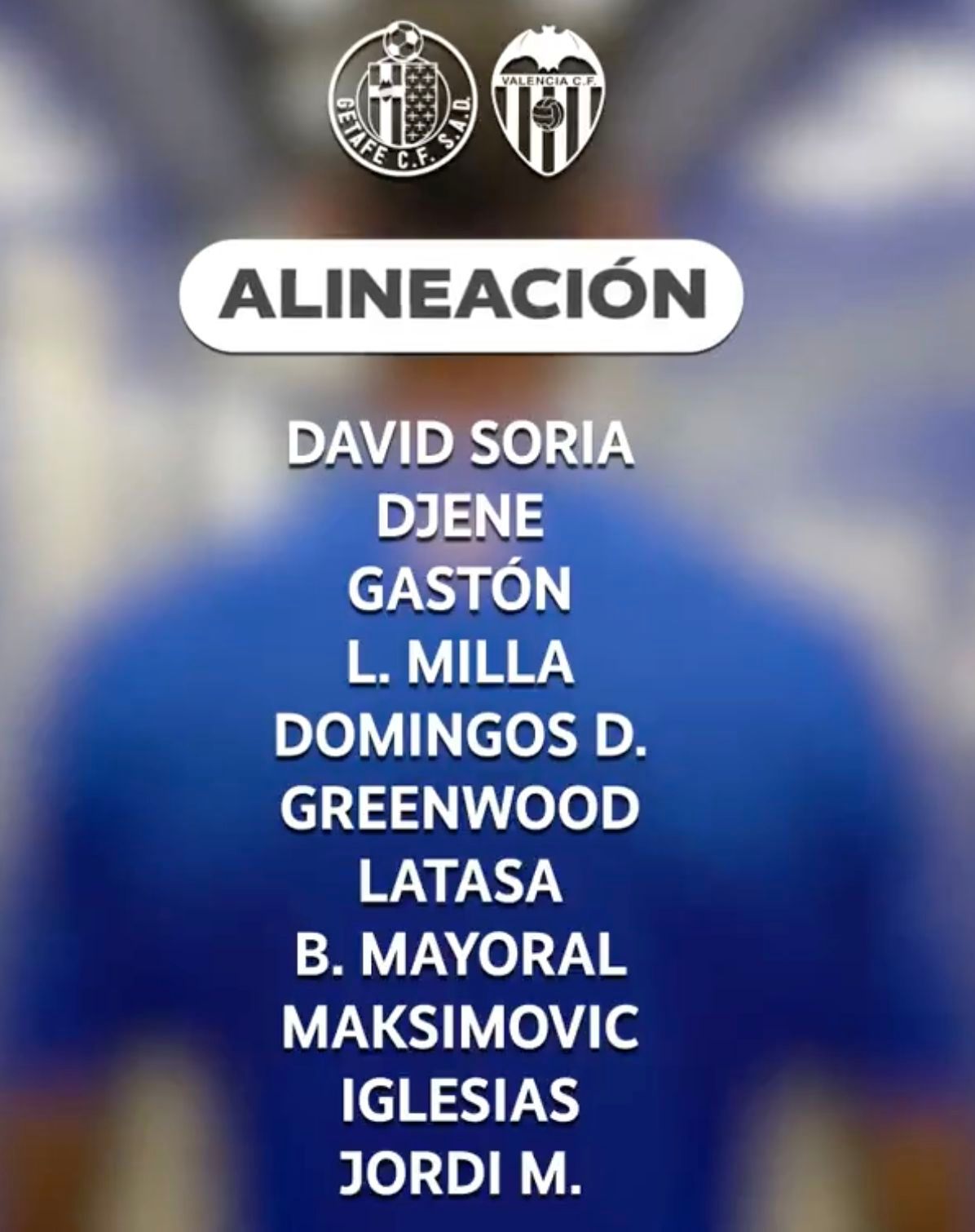  Once titular del Getafe