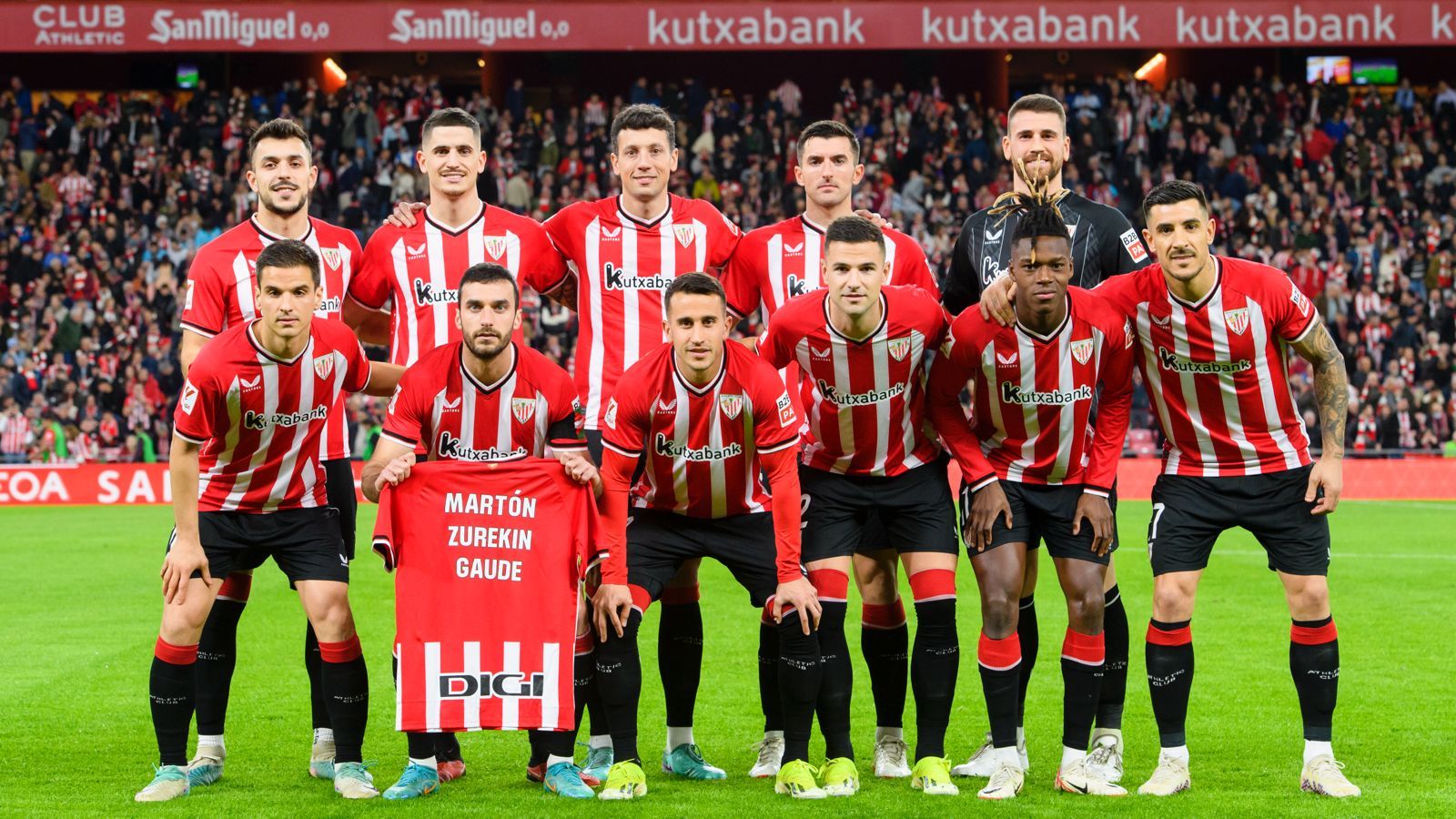  Este es el once que sacaba Ernesto Valverde en el derbi vasco ante la Real Sociedad.