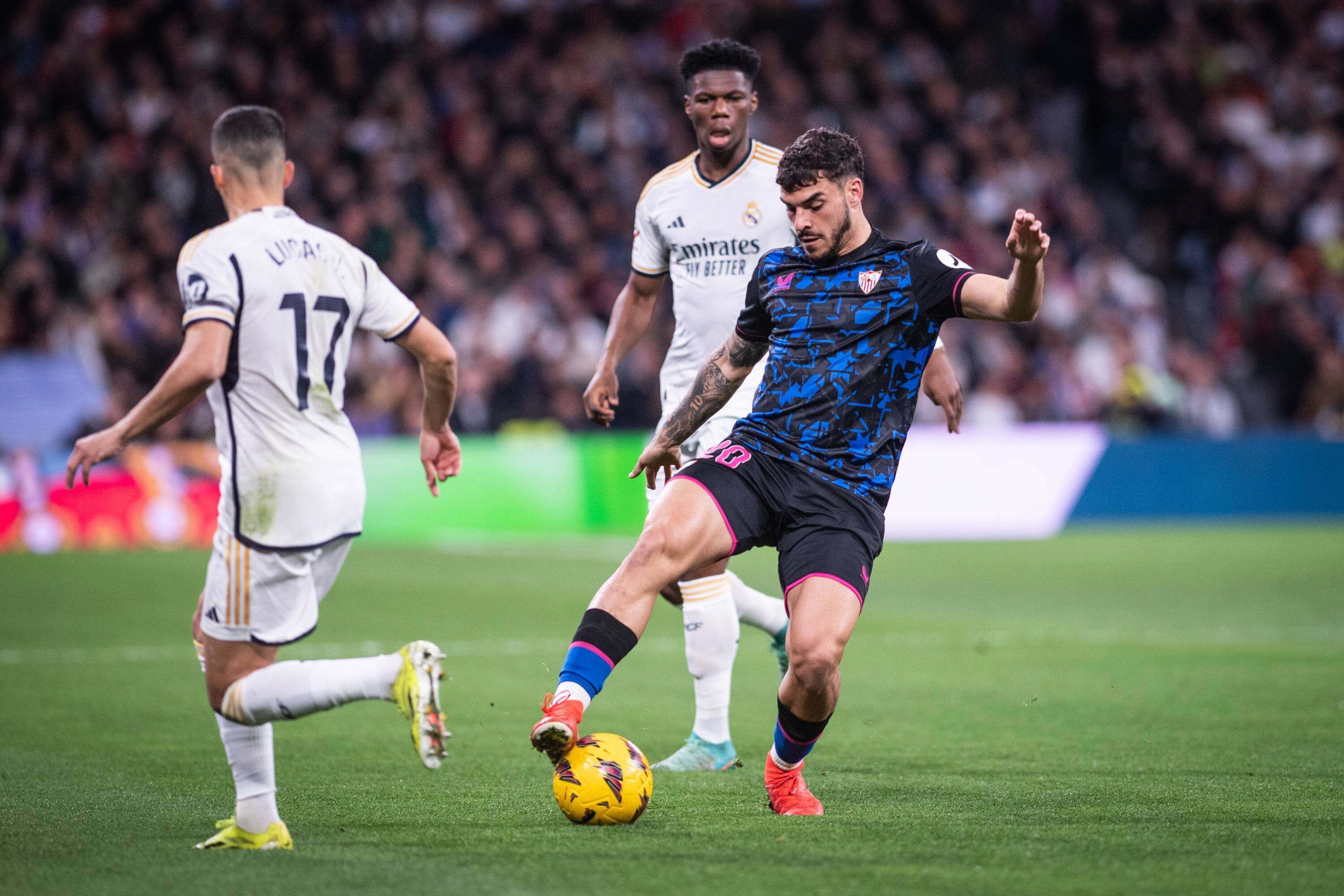  Isaac Romero, en el Real Madrid-Sevilla FC.