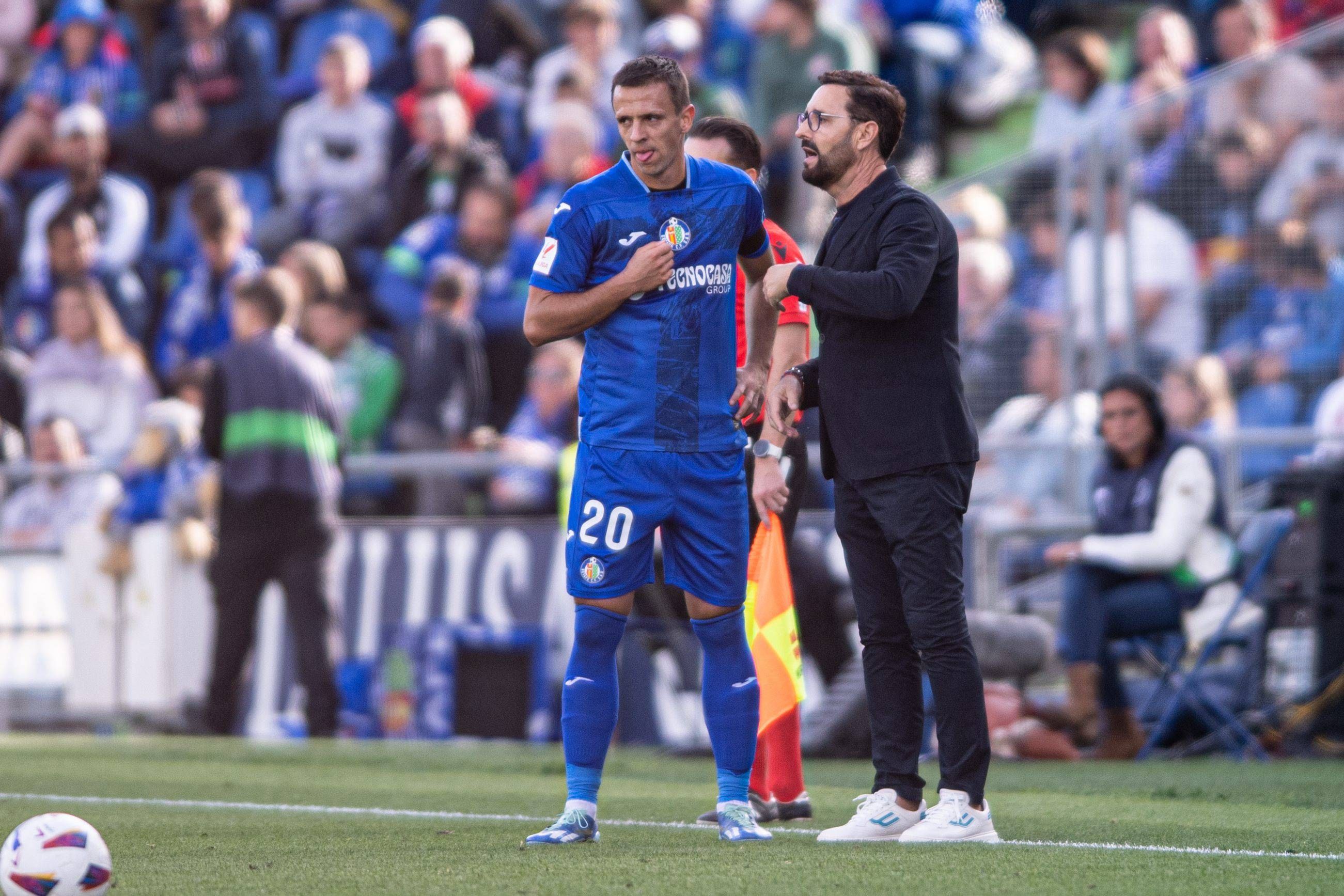 Bordalás, ante el Betis.