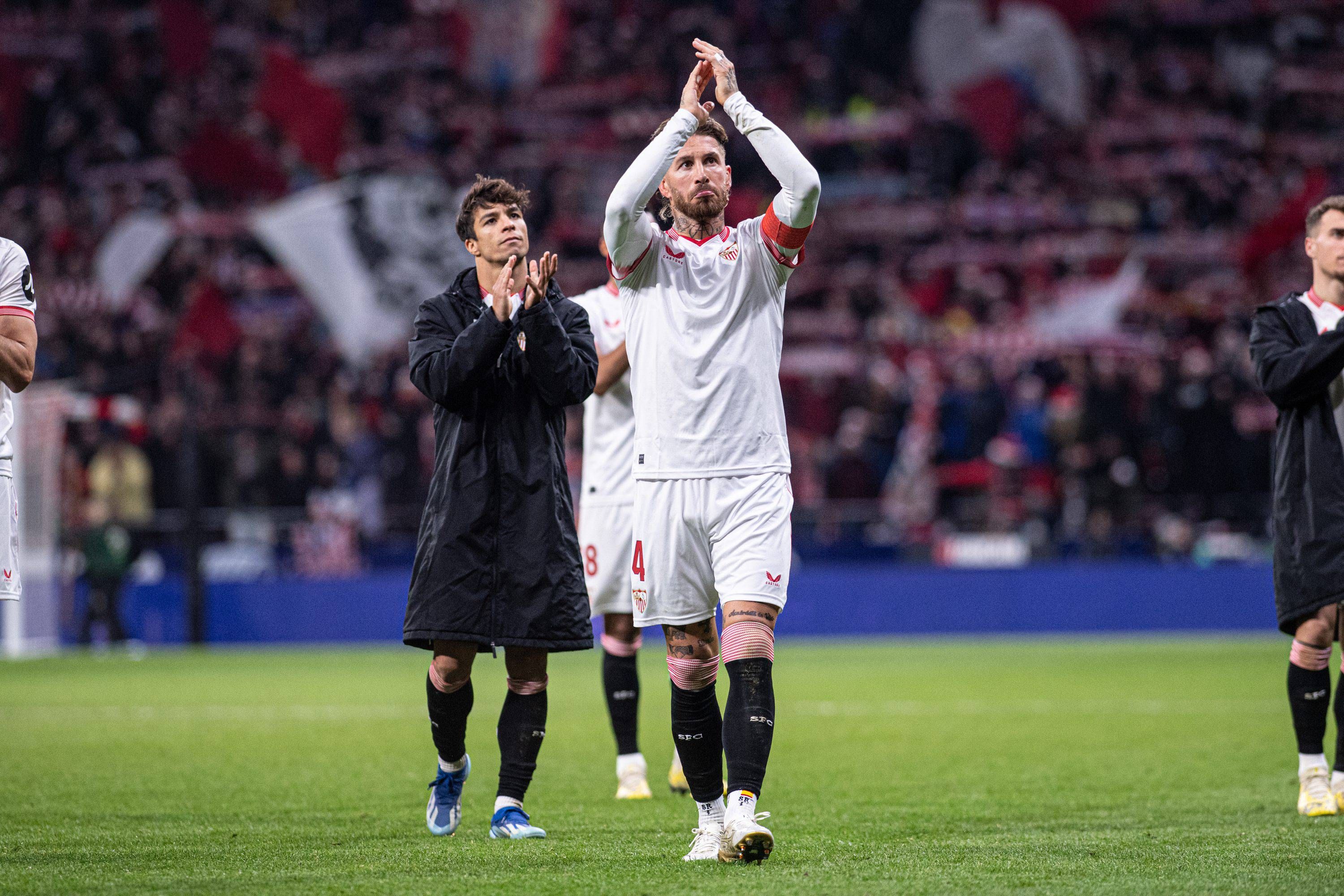  Sergio Ramos, tras el Atlético-Sevilla.