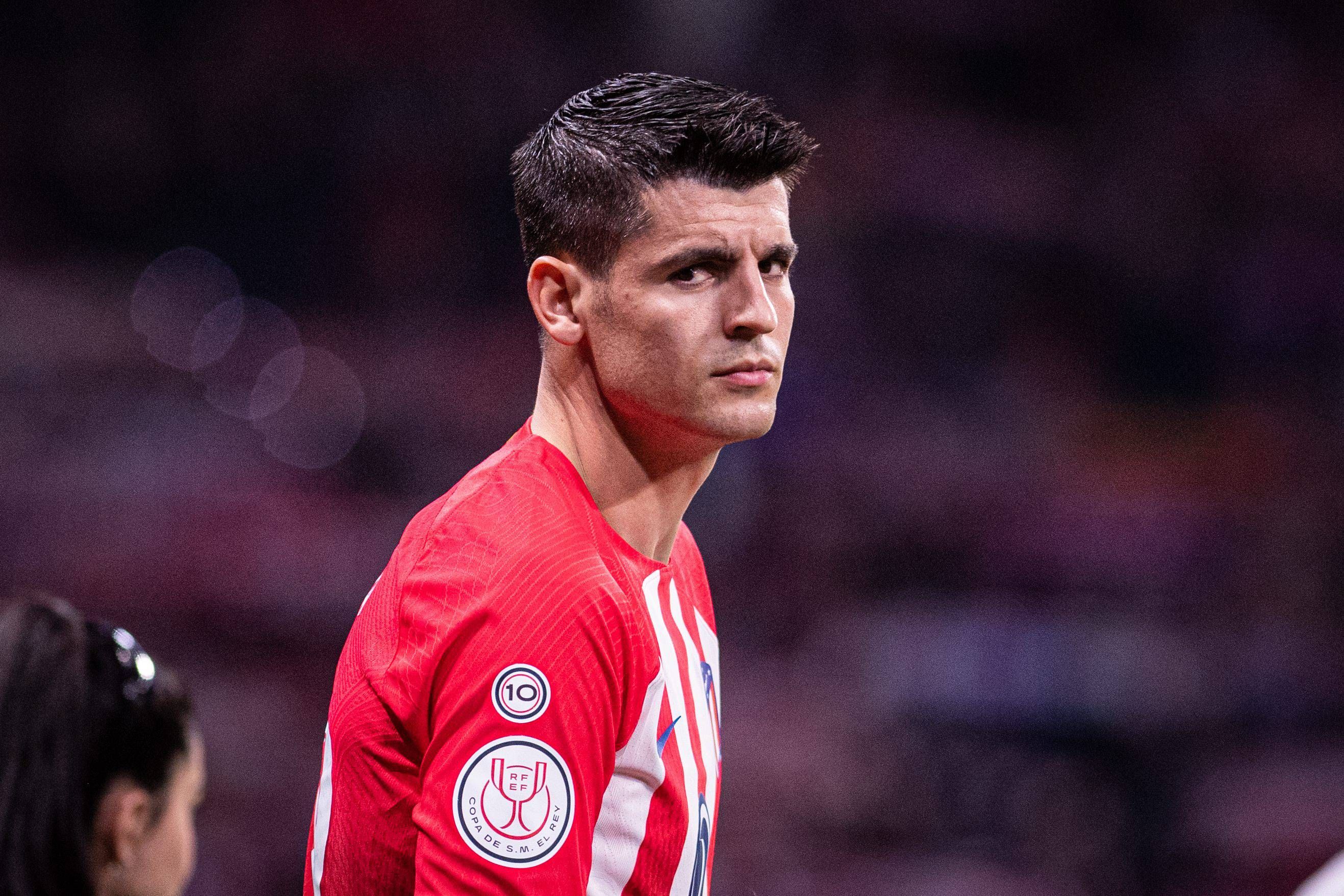  Álvaro Morata, en un partido del Atlético.
