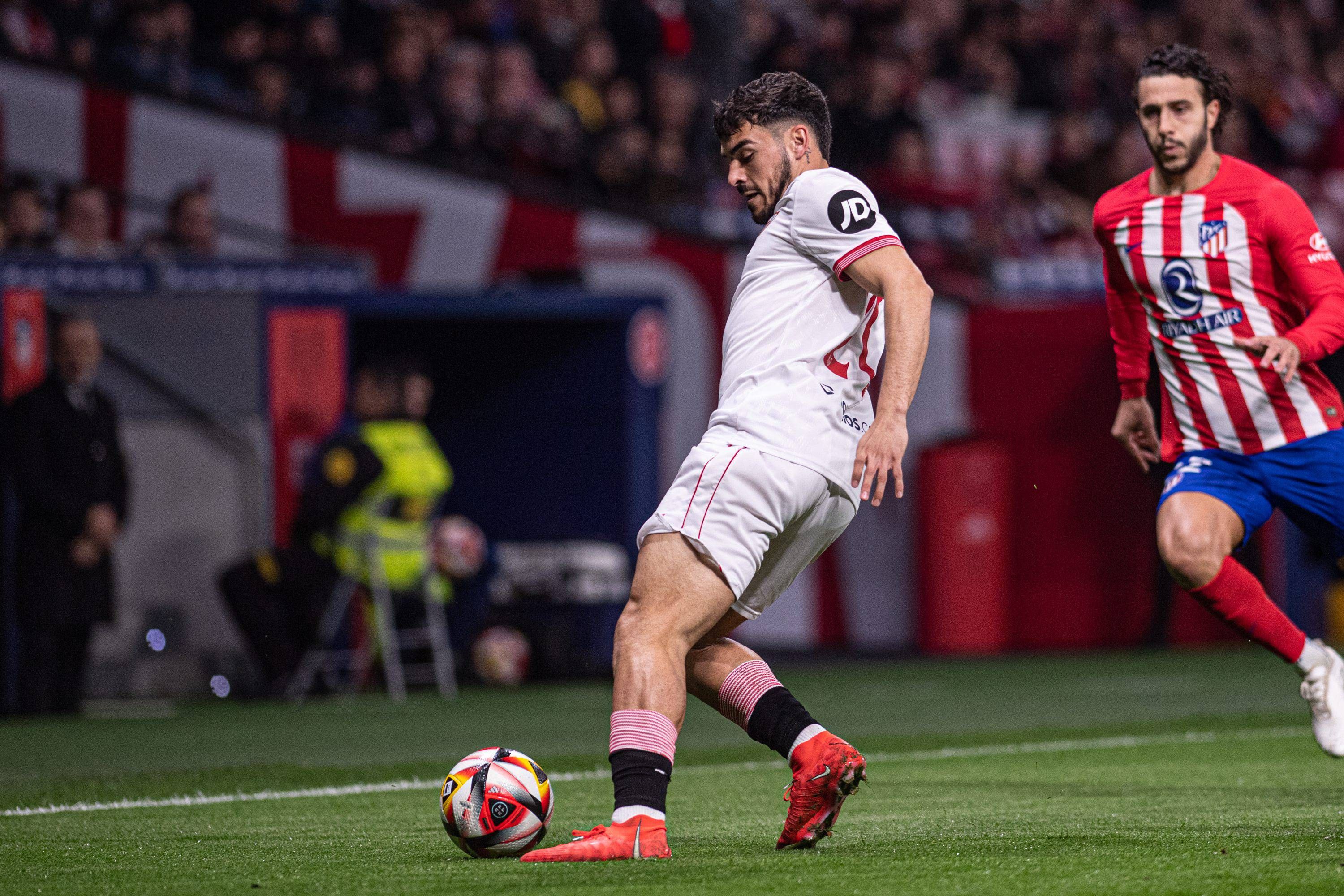  Isaac Romero, ante el Atletico de Madrid, correspondiente al partido de la Copa del Rey..