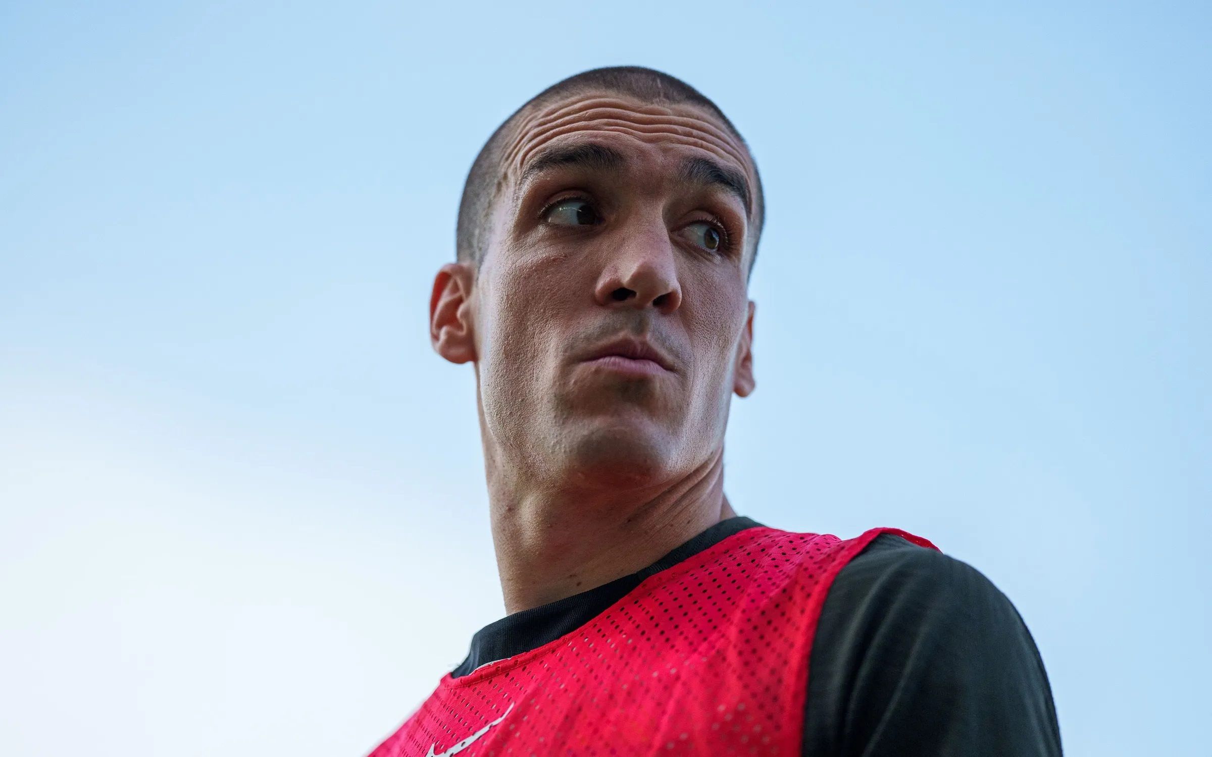 Oriol Romeu, en una sesión del Barcelona.