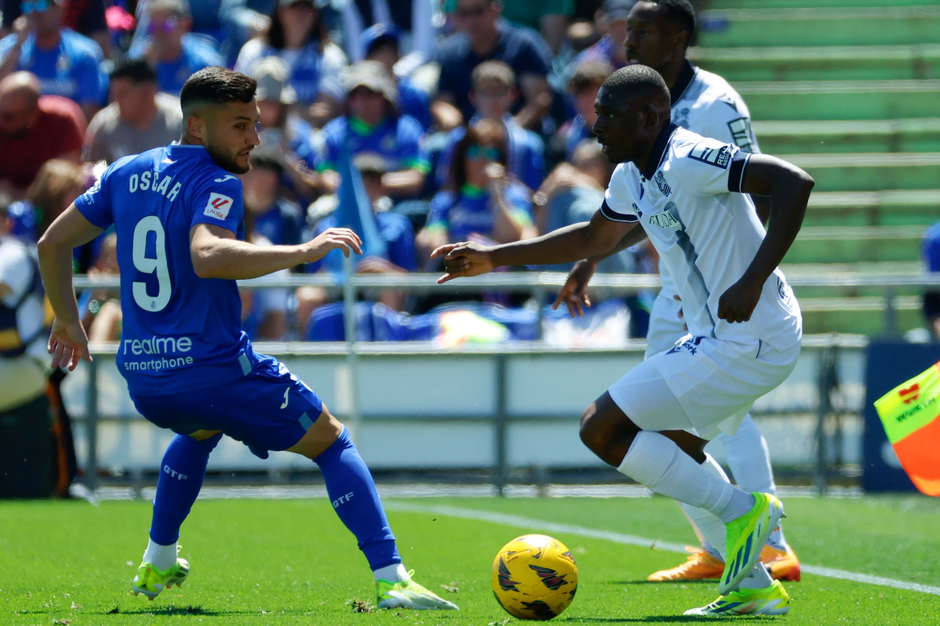  Óscar, durante el Getafe - Real Sociedad.