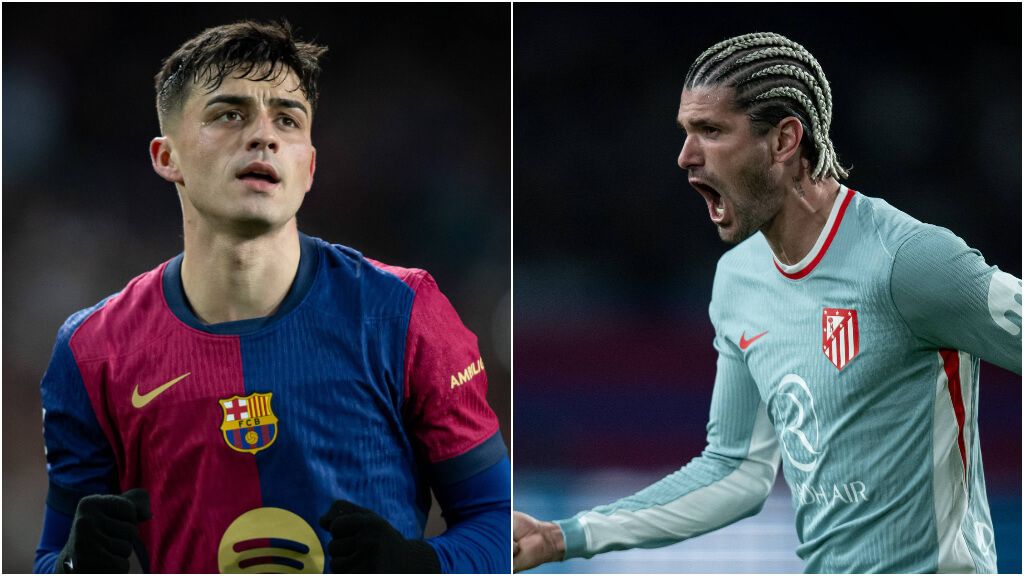  Fotomontaje de Pedri y Rodrigo de Paul (Fuente: Cordon Press)