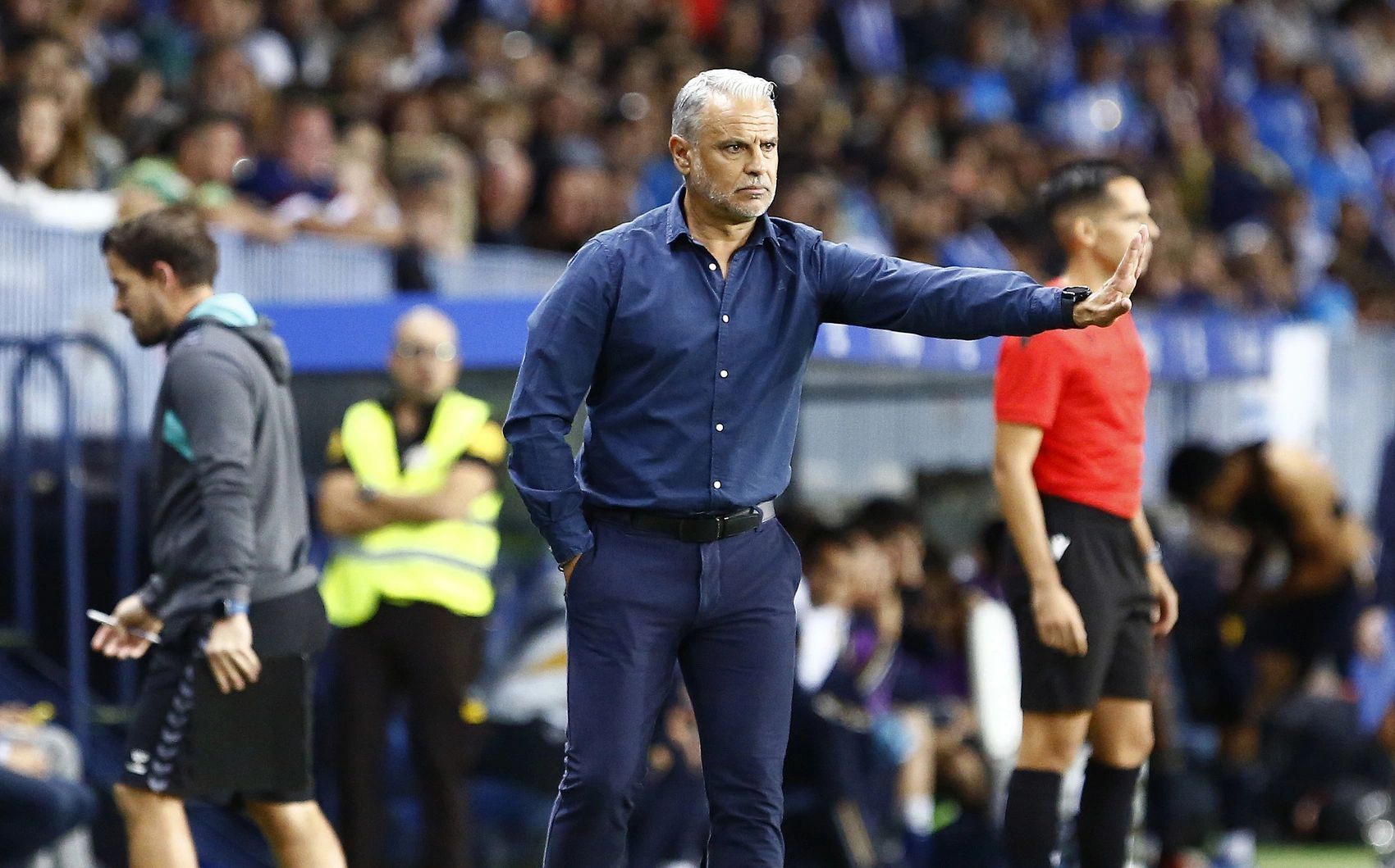  Pellicer, en el partido ante el Madrid Castilla.