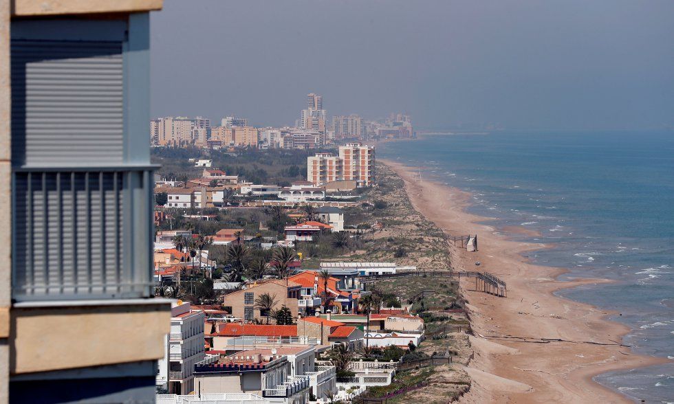 Playa de Cullera en la Ribera