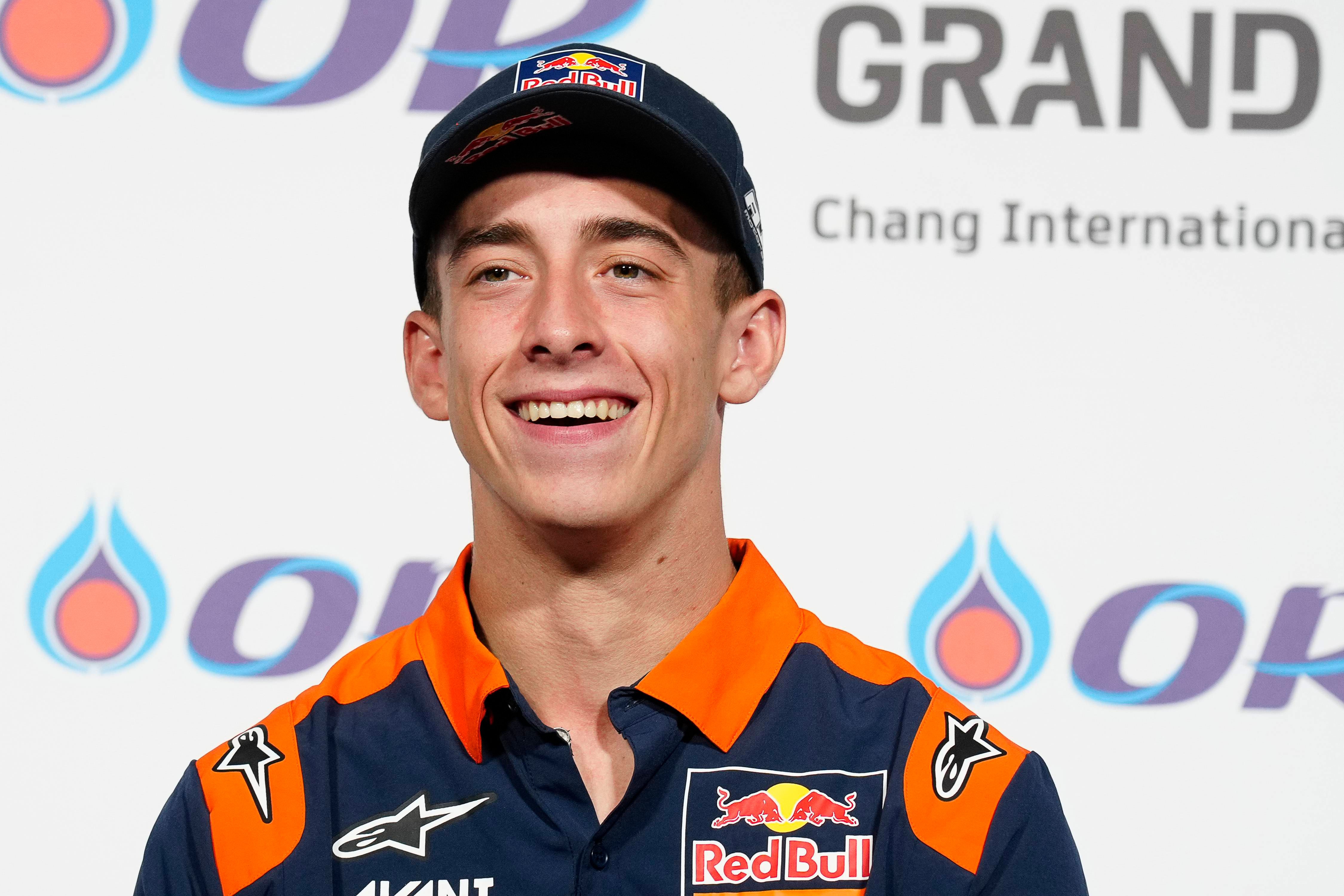 Pedro Acosta, durante este 2023 en el Mundial de Moto2.