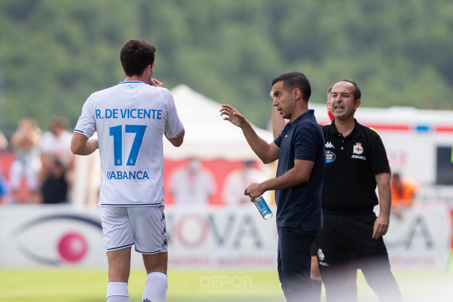  Borja Jiménez dando instrucciones a Rafa de Vicente.
