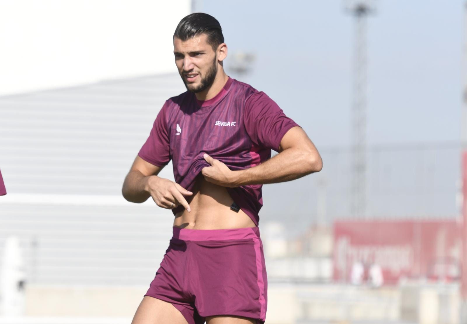  Rafa Mir, en el entrenamiento