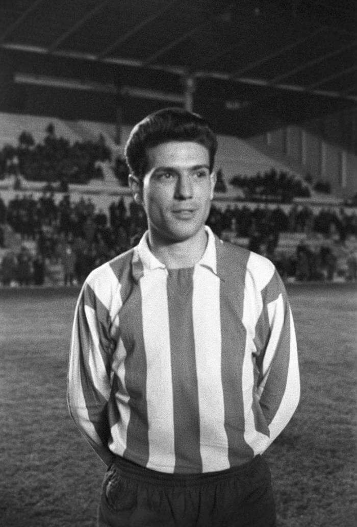 Ramon Grosso, abuelo de Marcos Llorente, en el Atlético..
