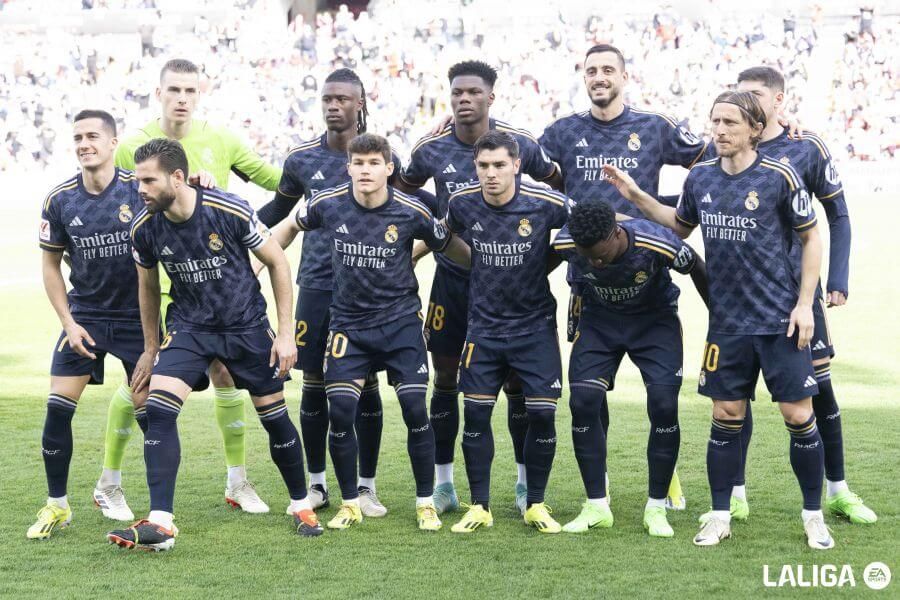 Once del Real Madrid en casa del Rayo (Foto: LALIGA).