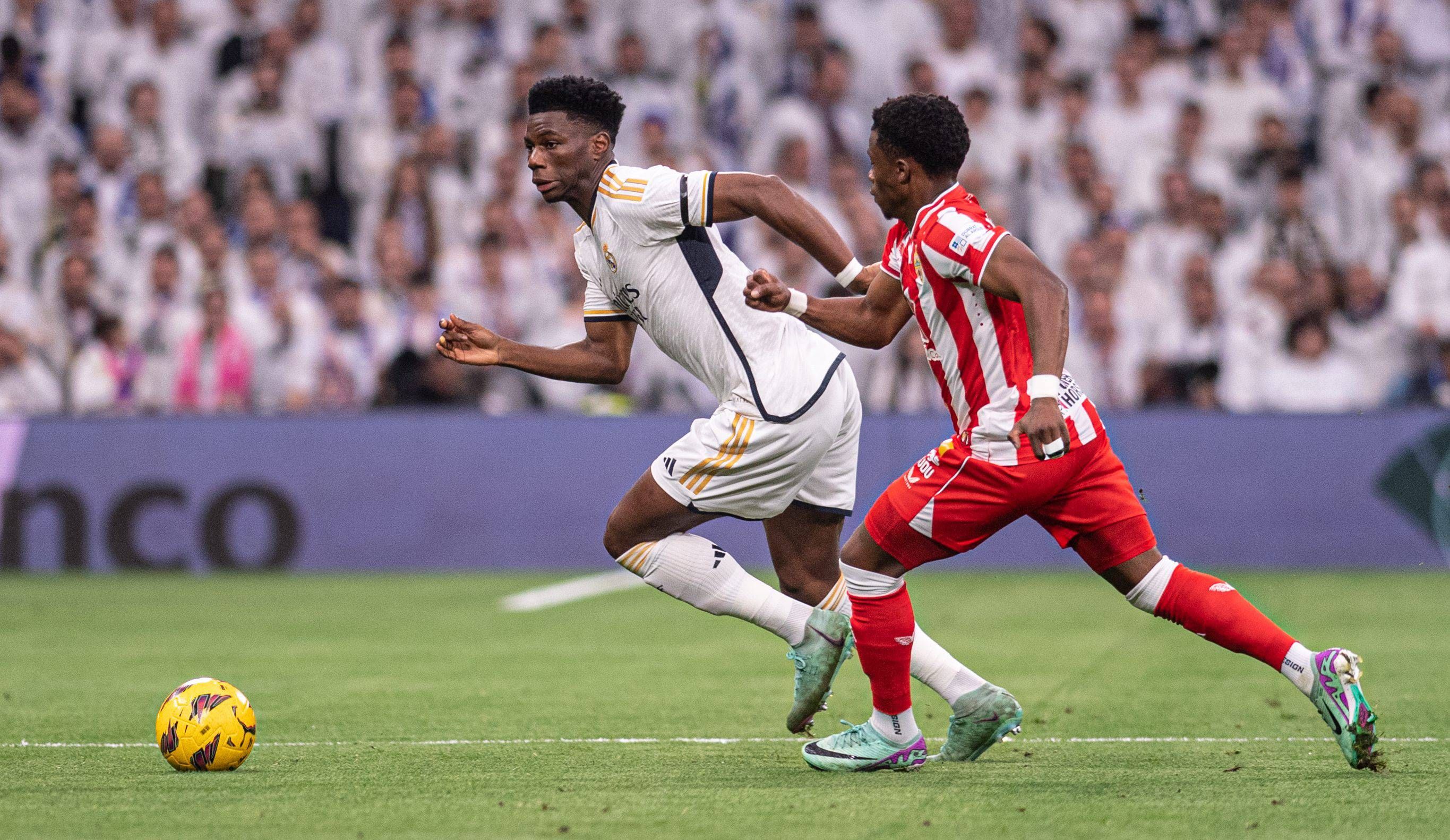 Aurélien Tchouaméni, en el Real Madrid-Almería.