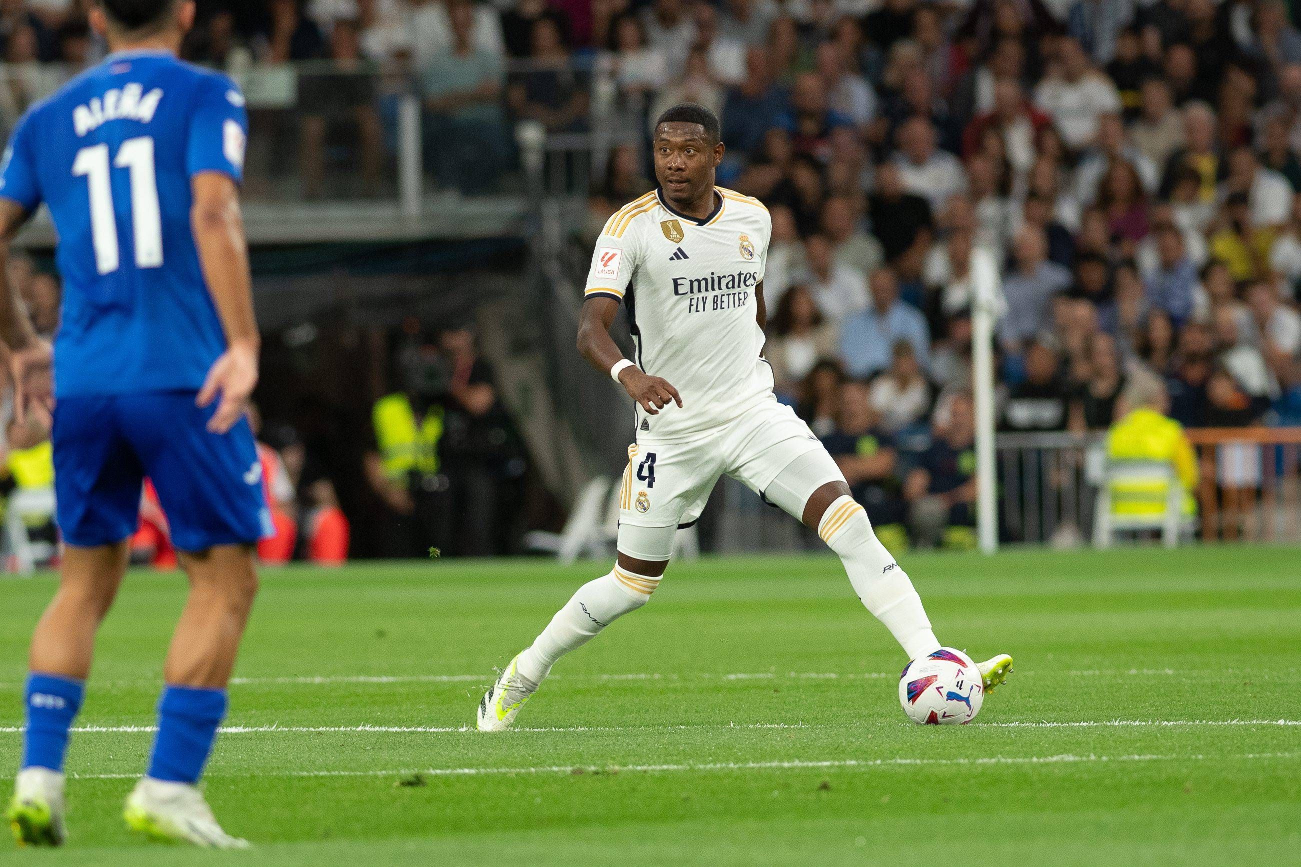  David Alaba, en el Real Madrid-Getafe.