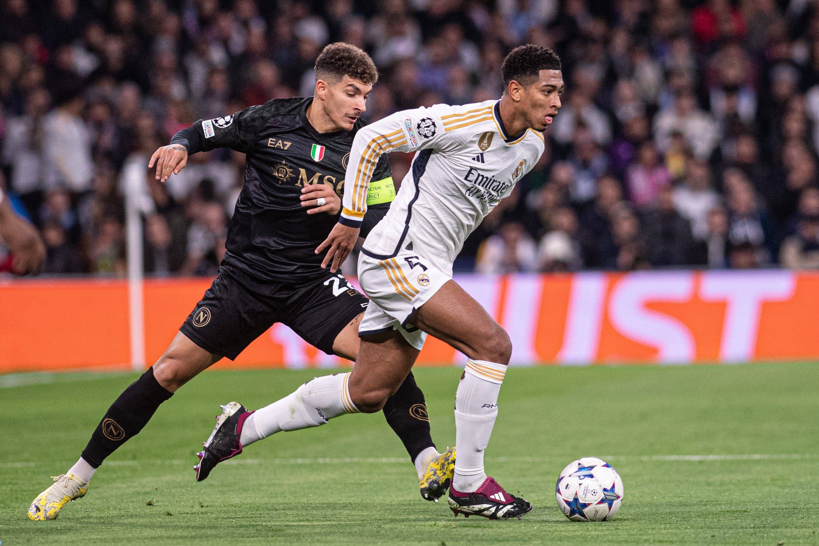 Jude Bellingham, en el Real Madrid-Nápoles.