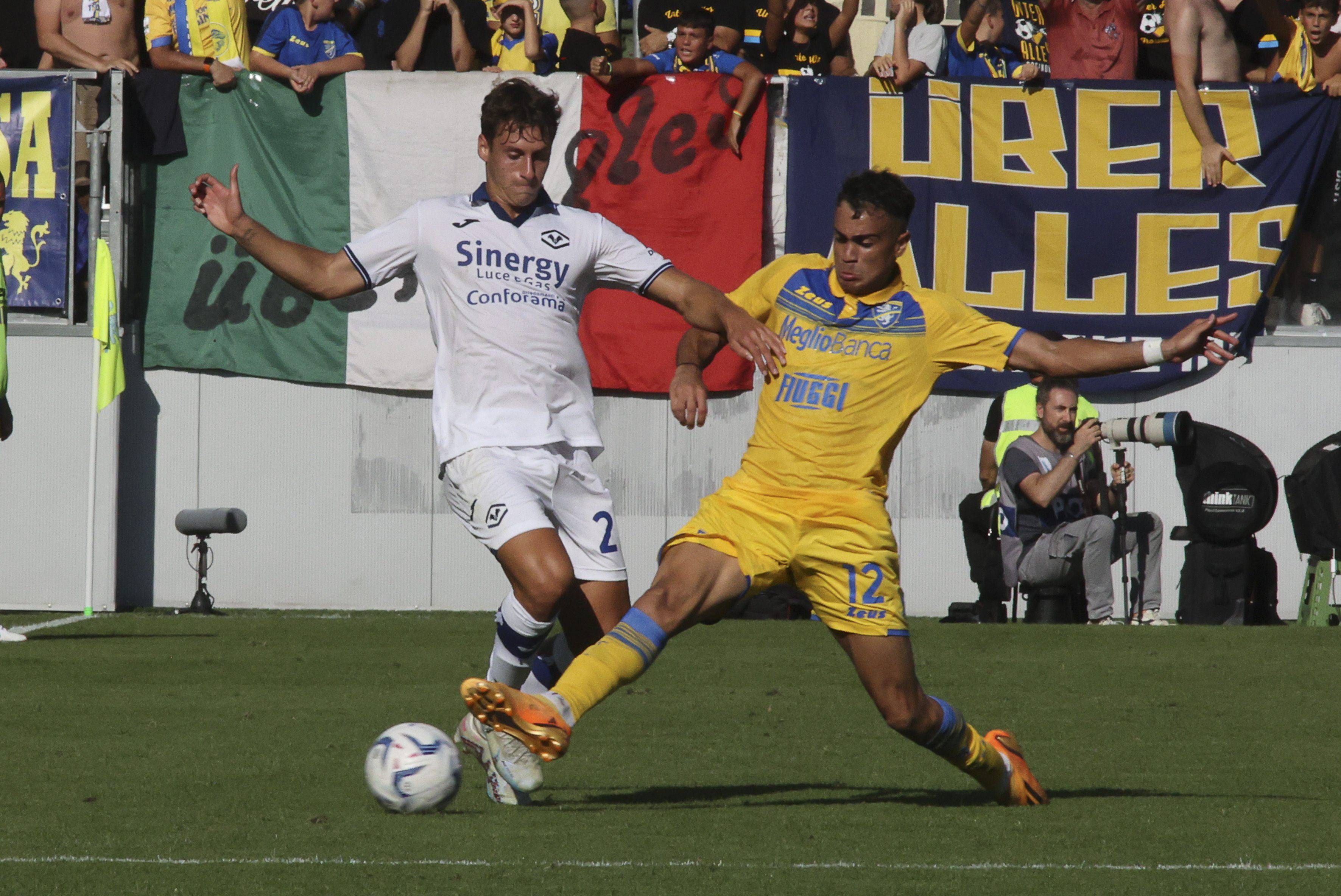 Reinier Jesús, en su debut con gol en el Frosinone.