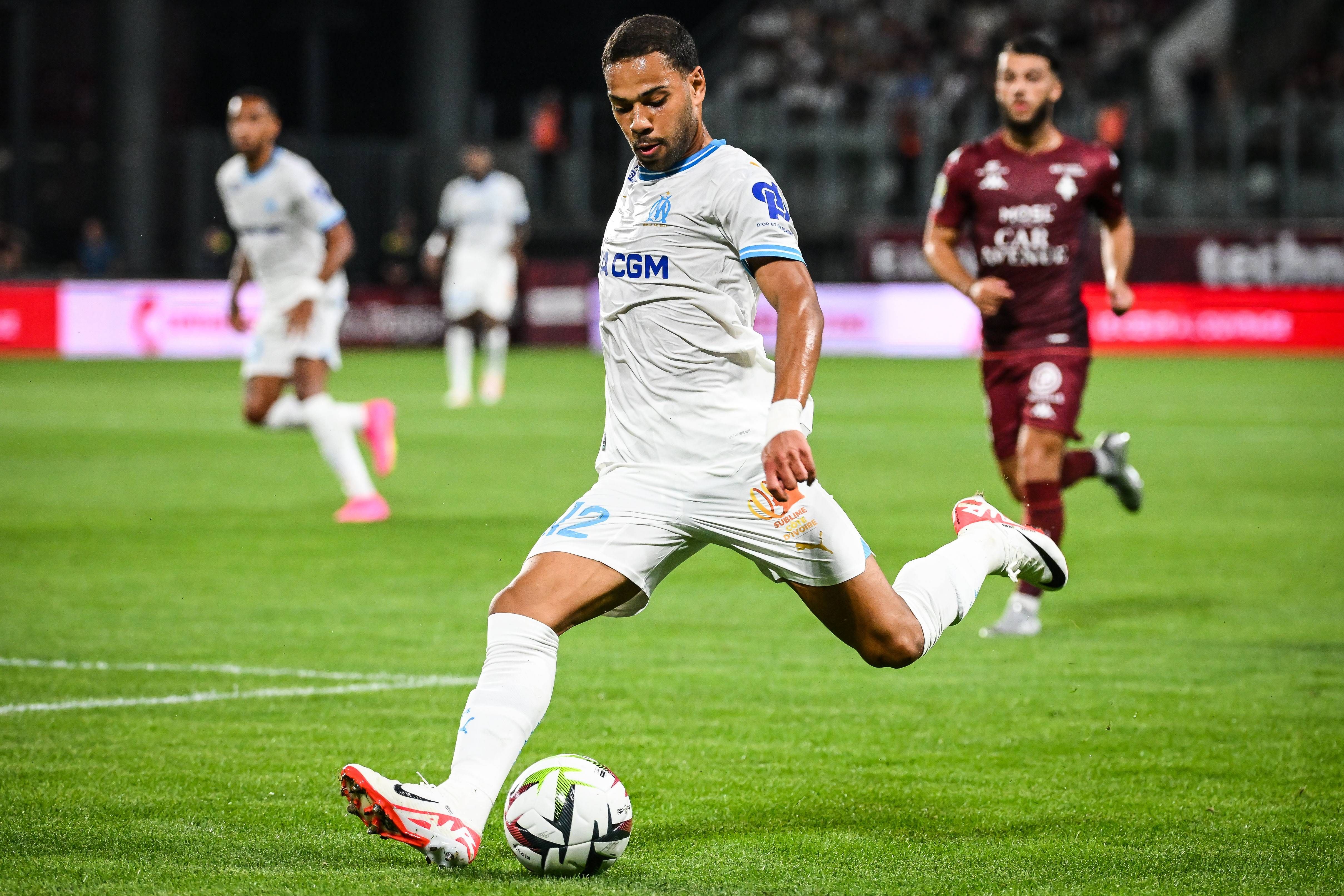  Renan Lodi, exjugador del Atlético, en un partido con el Marsella.