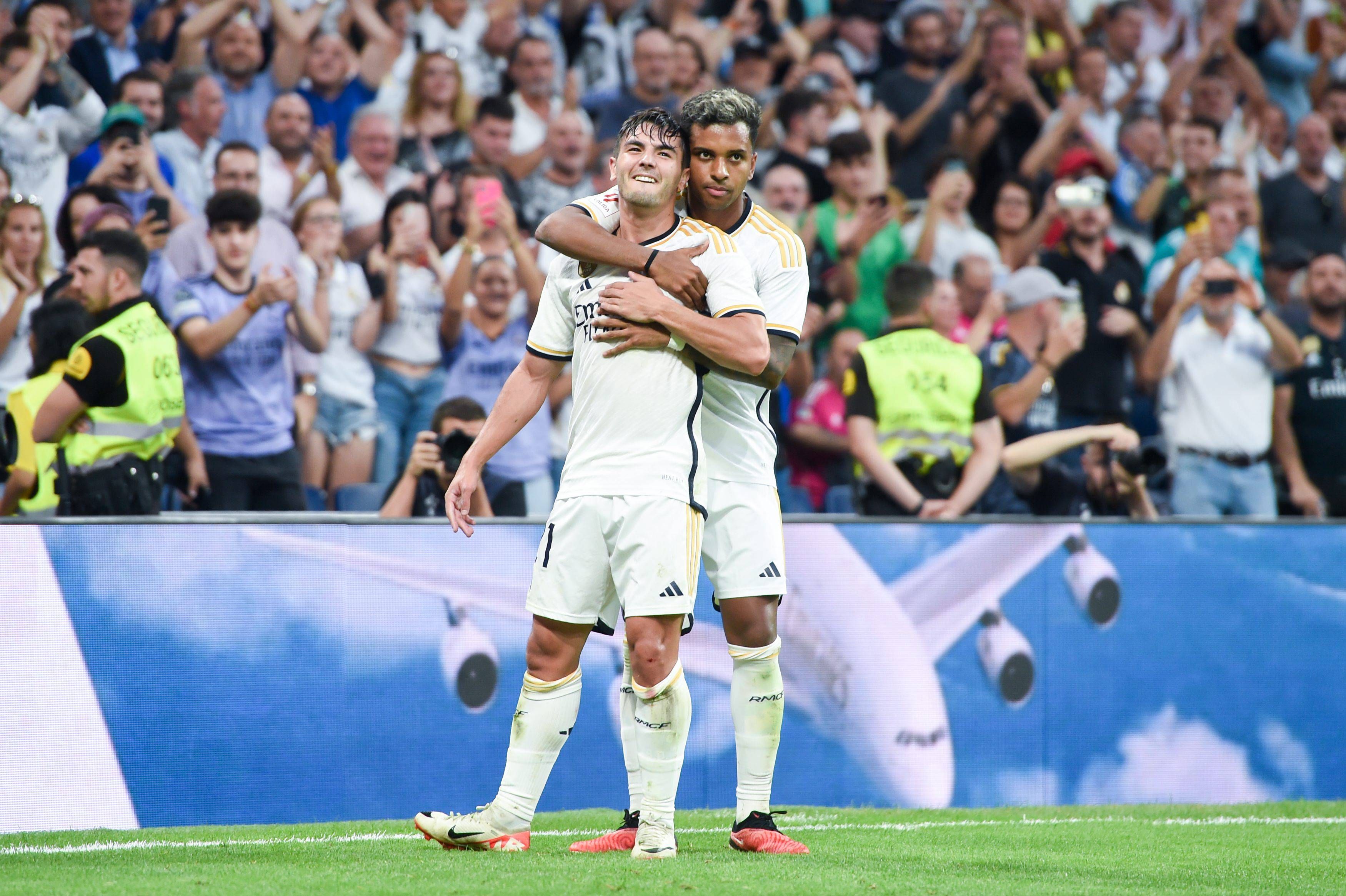Rodrygo y Brahim, en un partido con el Real Madrid (Cordon Press)