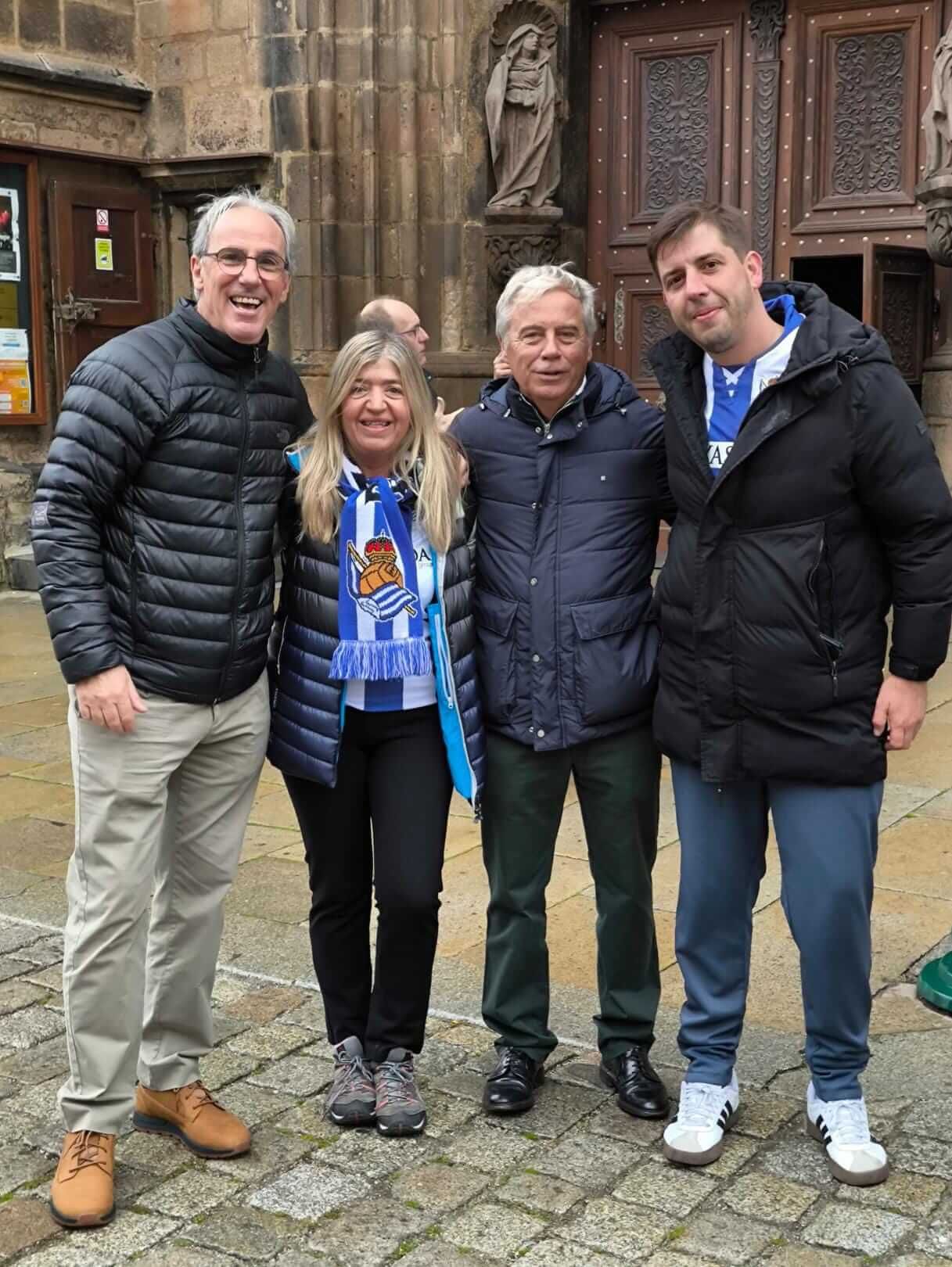  Rosa López junto a Roberto López Ufarte y Bixio Gorriz en Plzen.