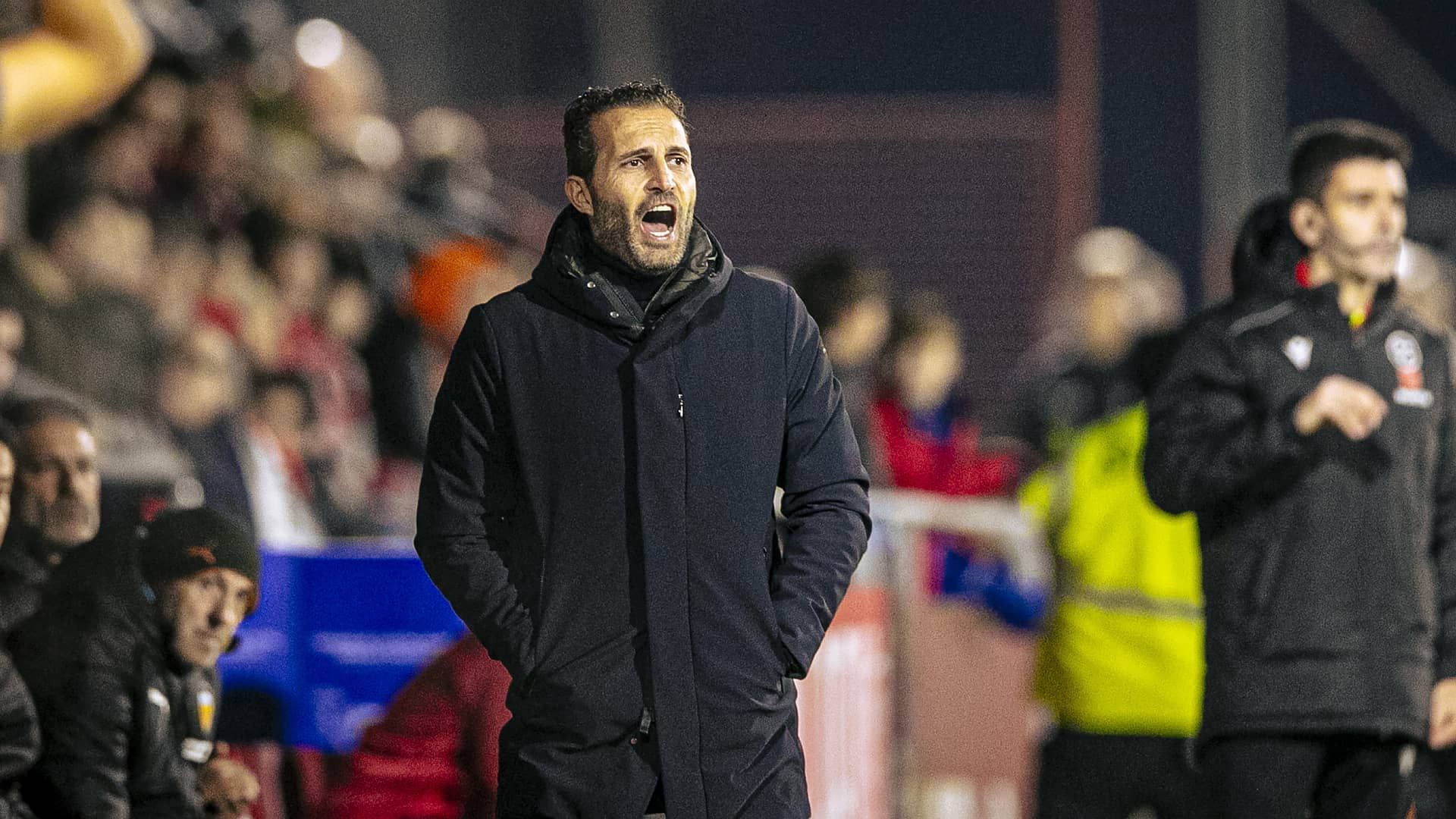  Rubén Baraja, ante el Arosa SC.