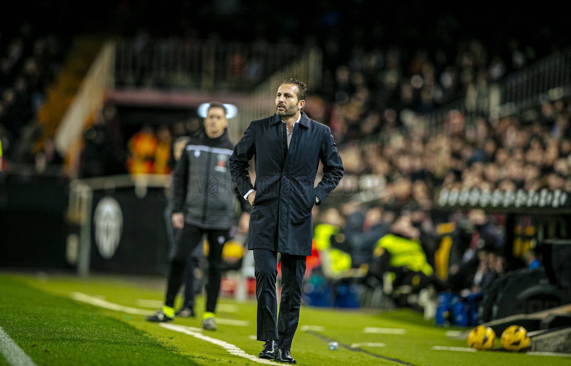  Rubén Baraja, ante el Athletic Club.