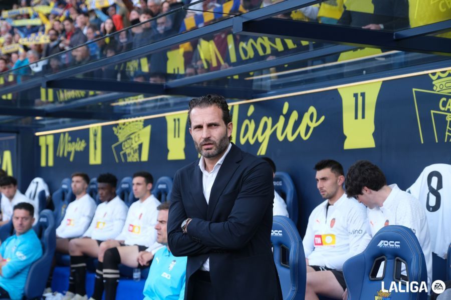  Rubén Baraja, ante el Cádiz CF