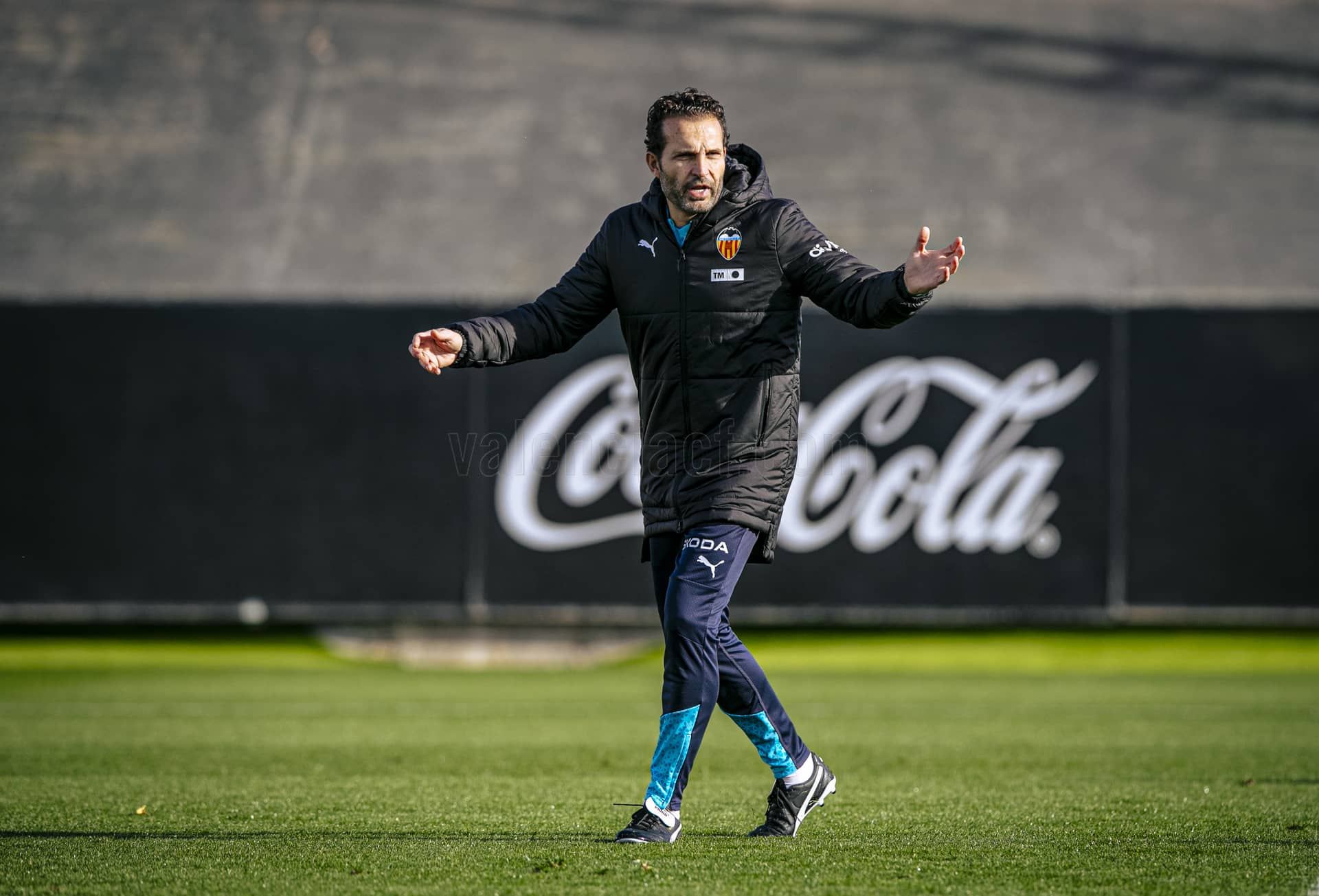 Rubén Baraja, en un entrenamiento.