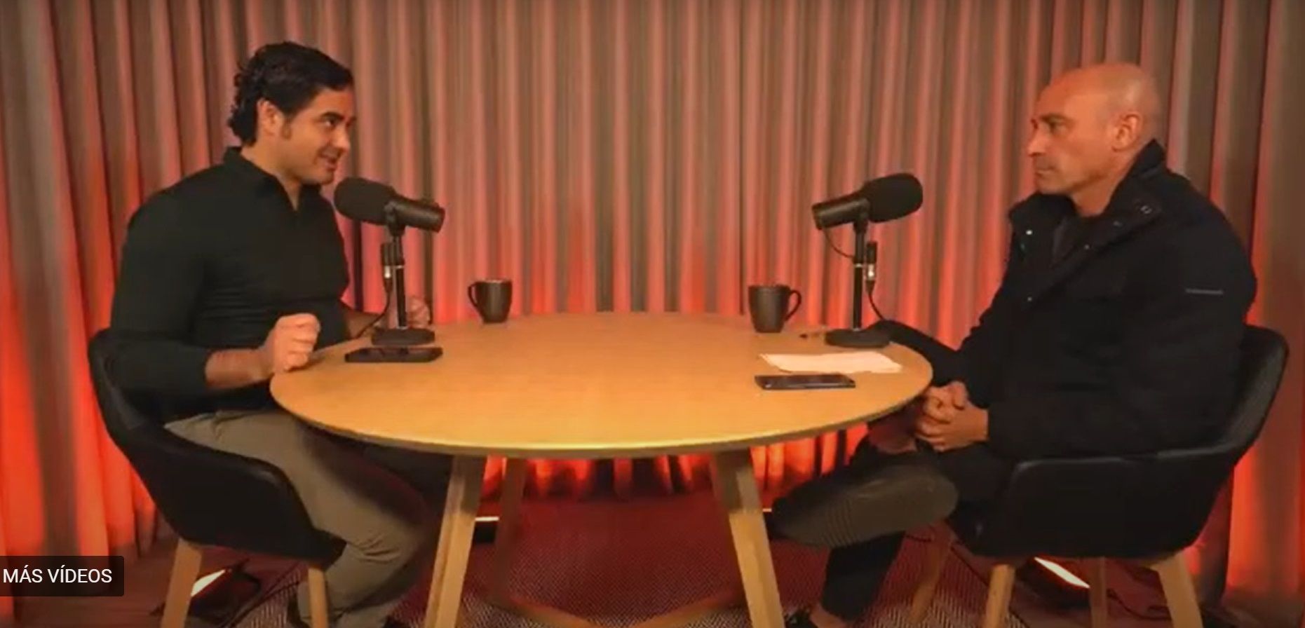  Rubiales, durante su entrevista con Alvise.