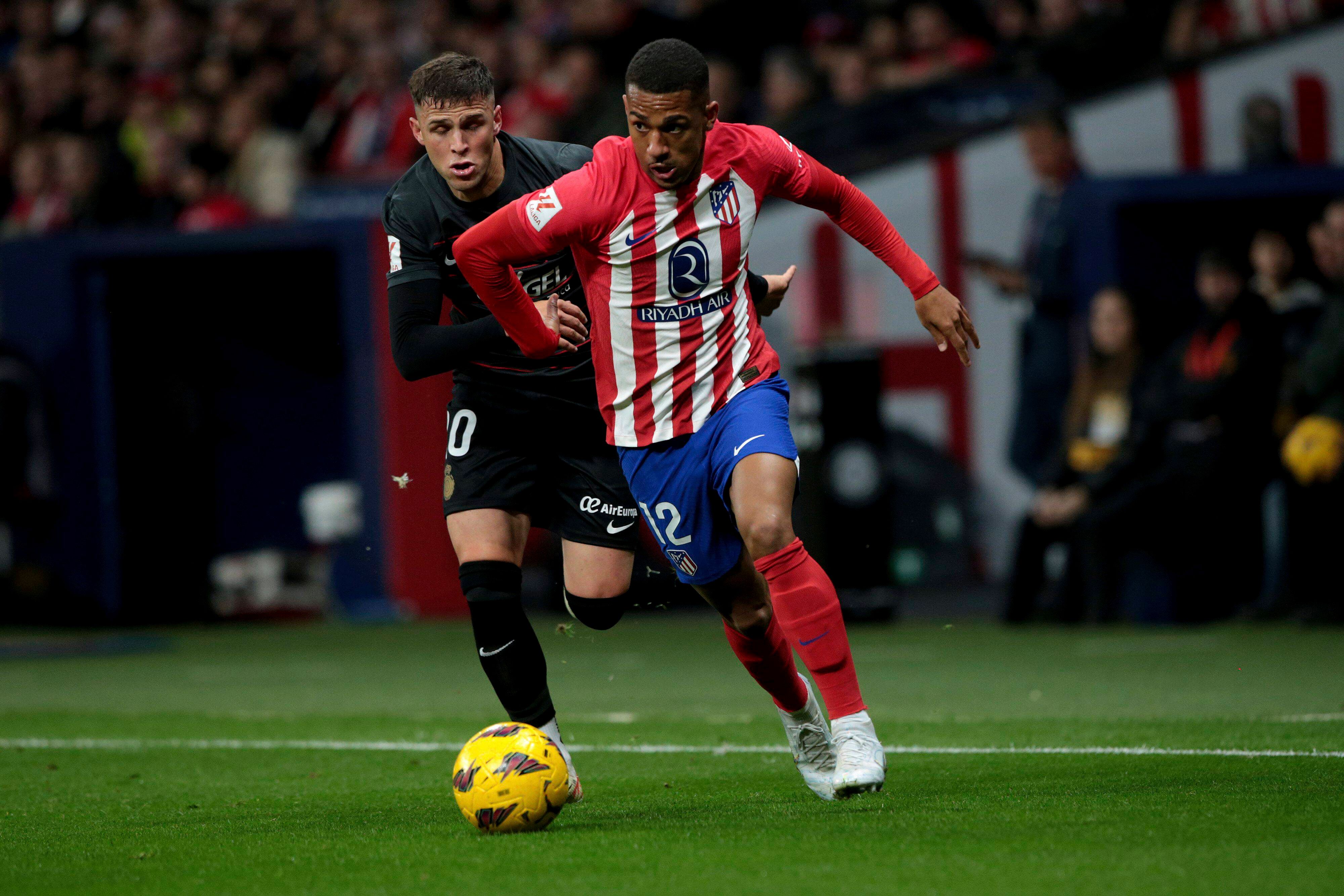  Samuel Lino, en el Atlético de Madrid-Mallorca.