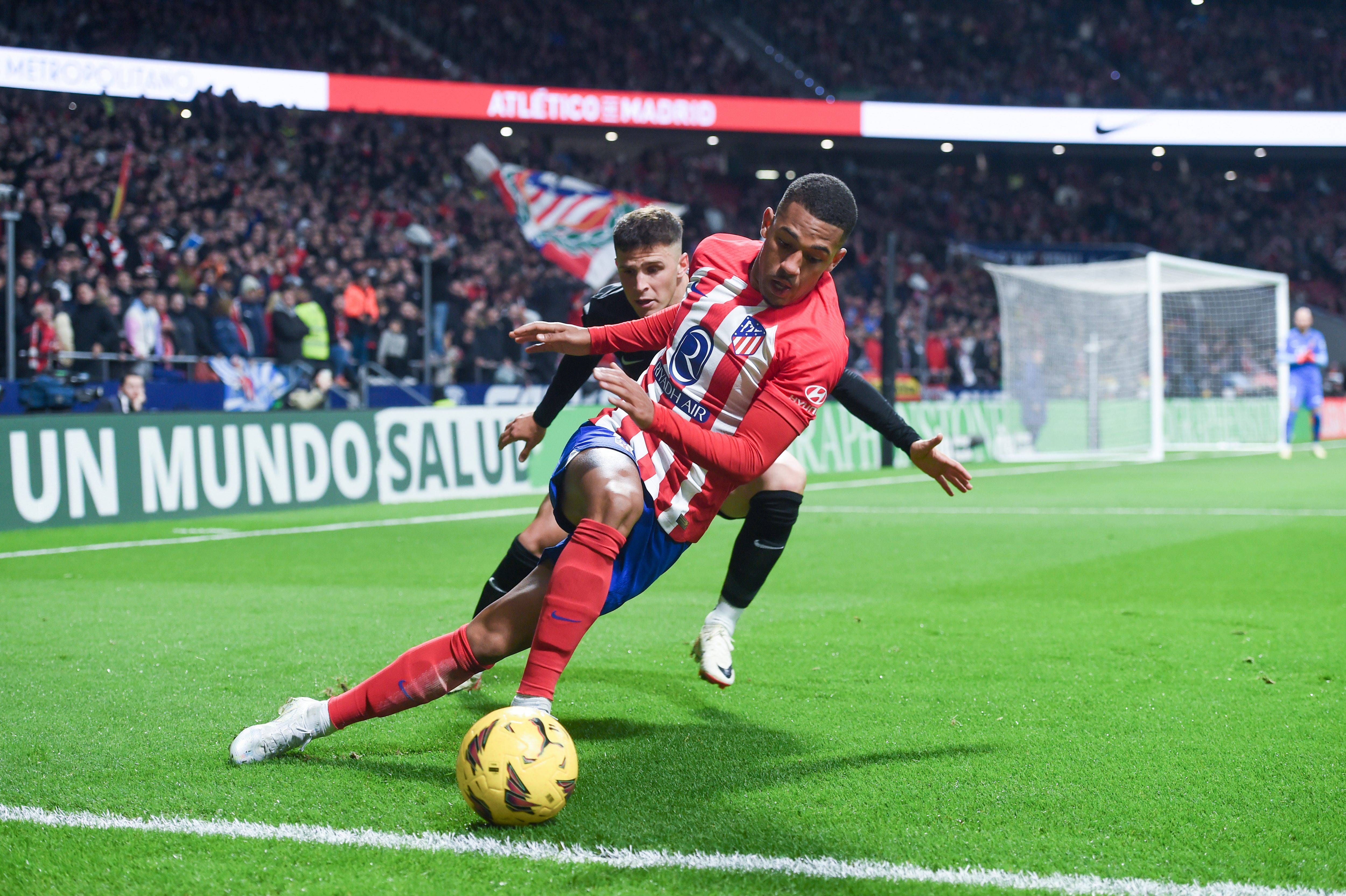  Samuel Lino, en el Atlético de Madrid-Mallorca.